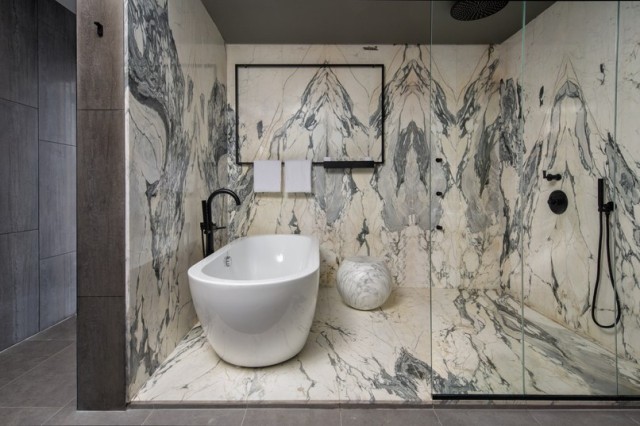 Take a look at the most expensive suite at the Time New York Hotel bathroom