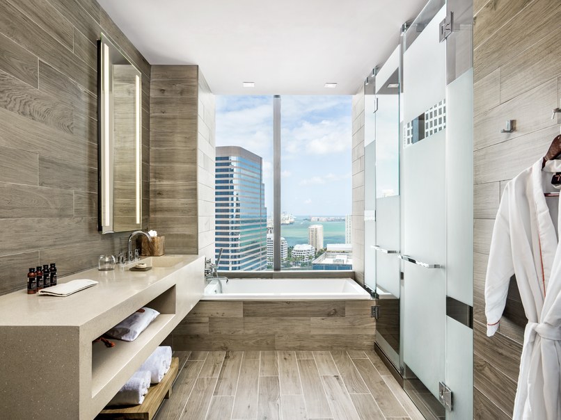 Take a first look at the new Luxury Hotel Complex in Miami bathroom