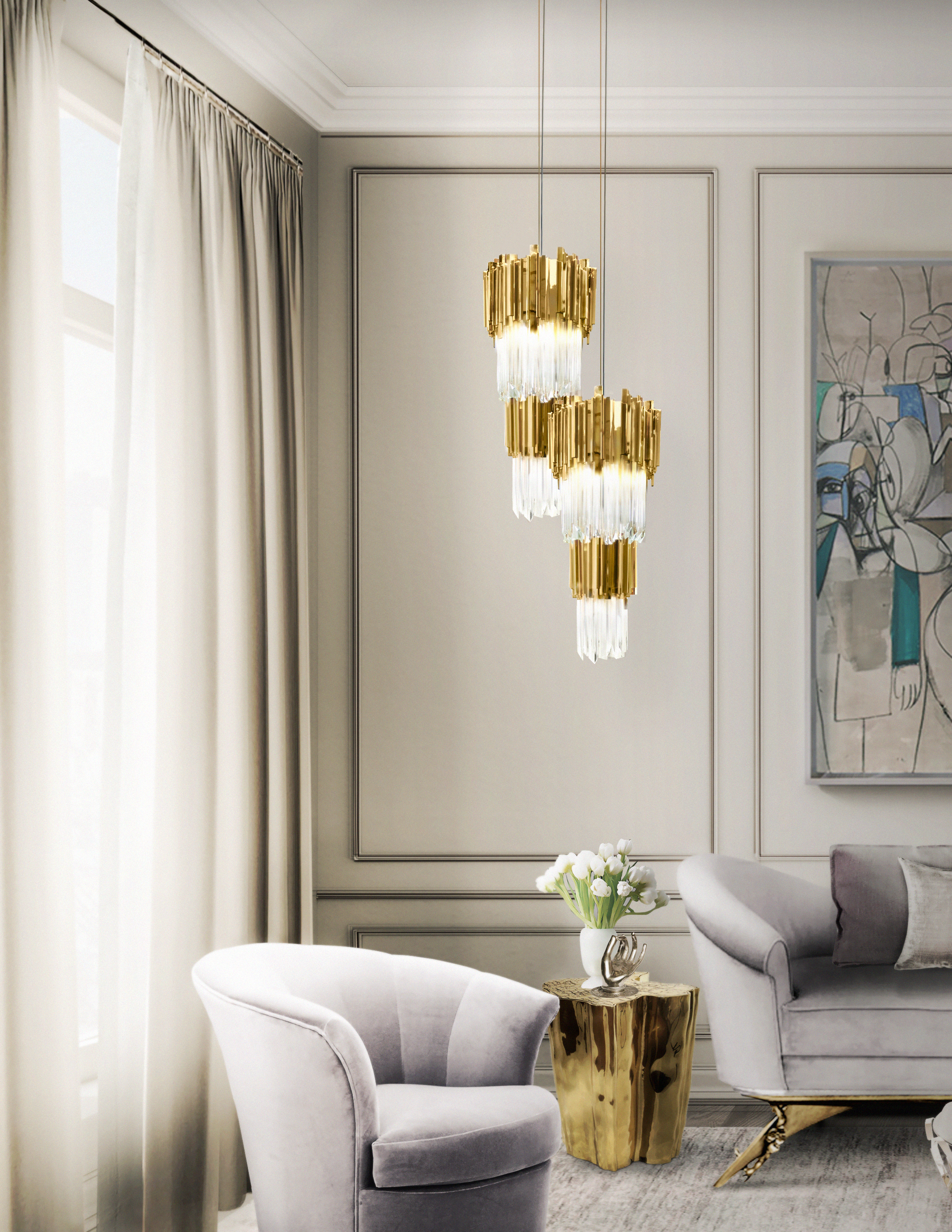 Luxury design pendants Empire