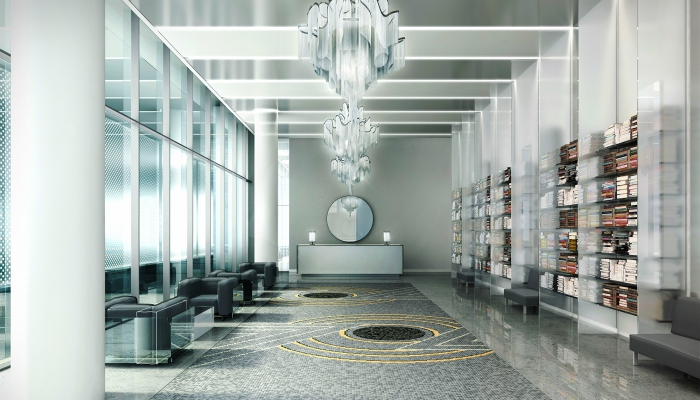 Karl Lagerfelf lobbies are all about luxury and modernity - contemporary interiors