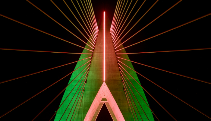 The fantastic lighting design of Africa’s longest cable-stayed bridge - lighting system