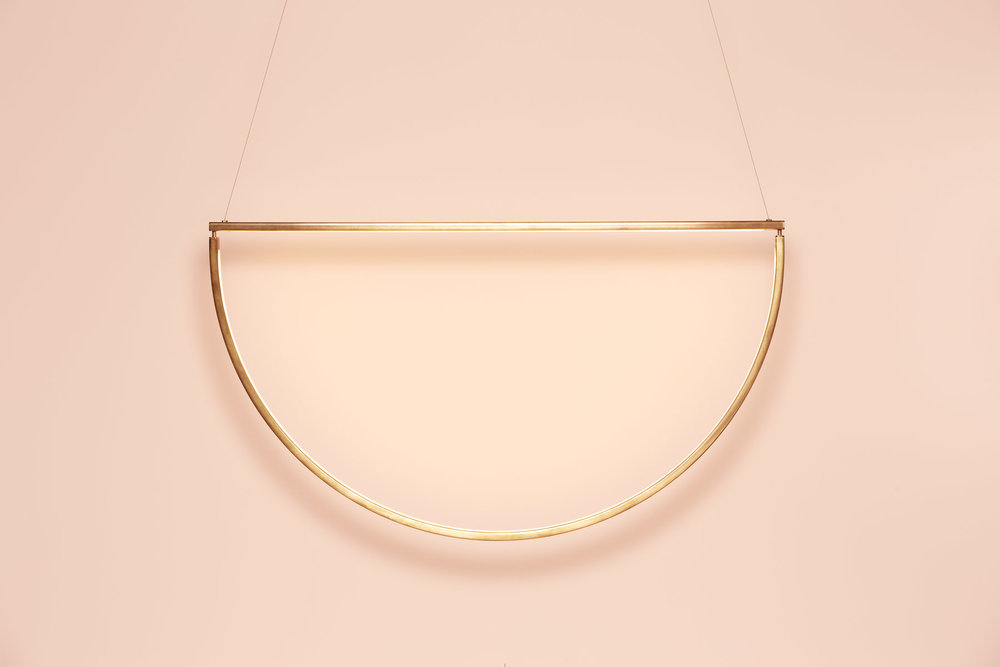 Light Fixture by Alex Allen Studio Inspired by Minimalist Jewelry