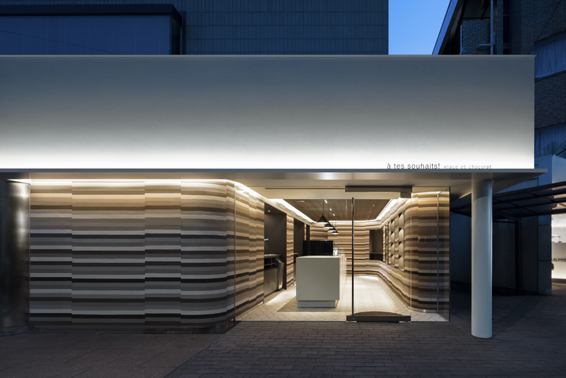 Glace et Chocolate by Japanese Studio Nendo Features Stacked soil walls