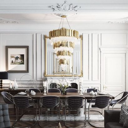 13 Dazzling Interior Designs that Highlight Statement Chandeliers featured