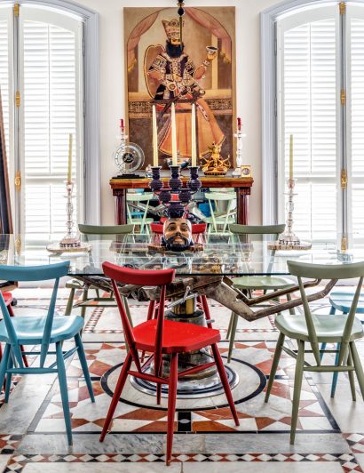 A Look into Christian Louboutin's Paris Penthouse