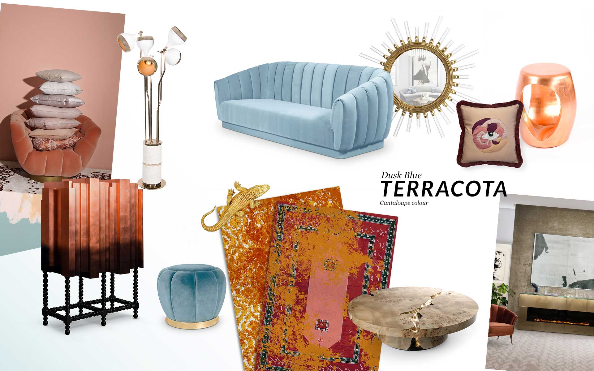 Blues Paired With Terracotta Shades Is A Big Trend For 2021