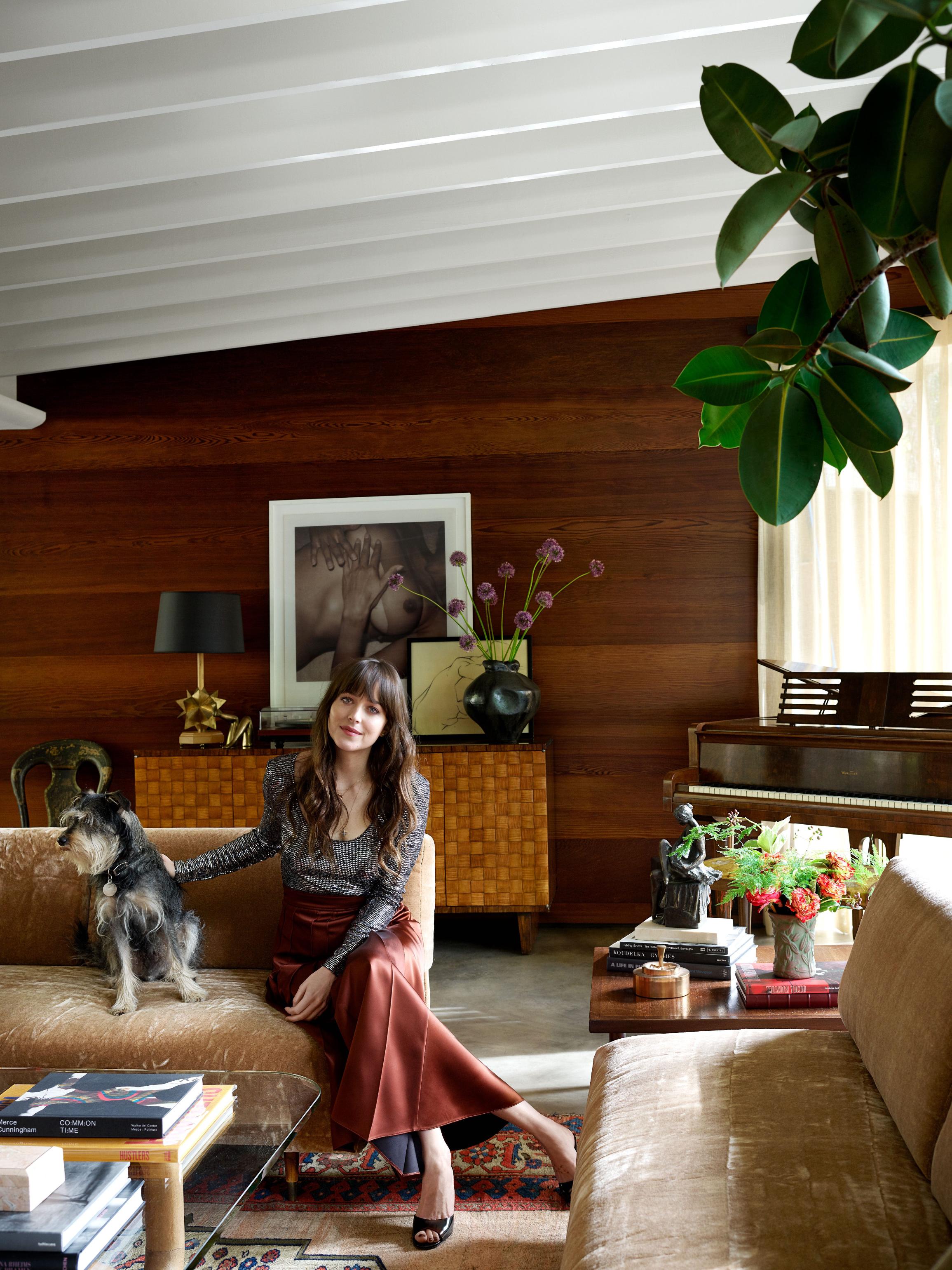 Celebrity Homes Tour Dakota Johnson s Mid Century House