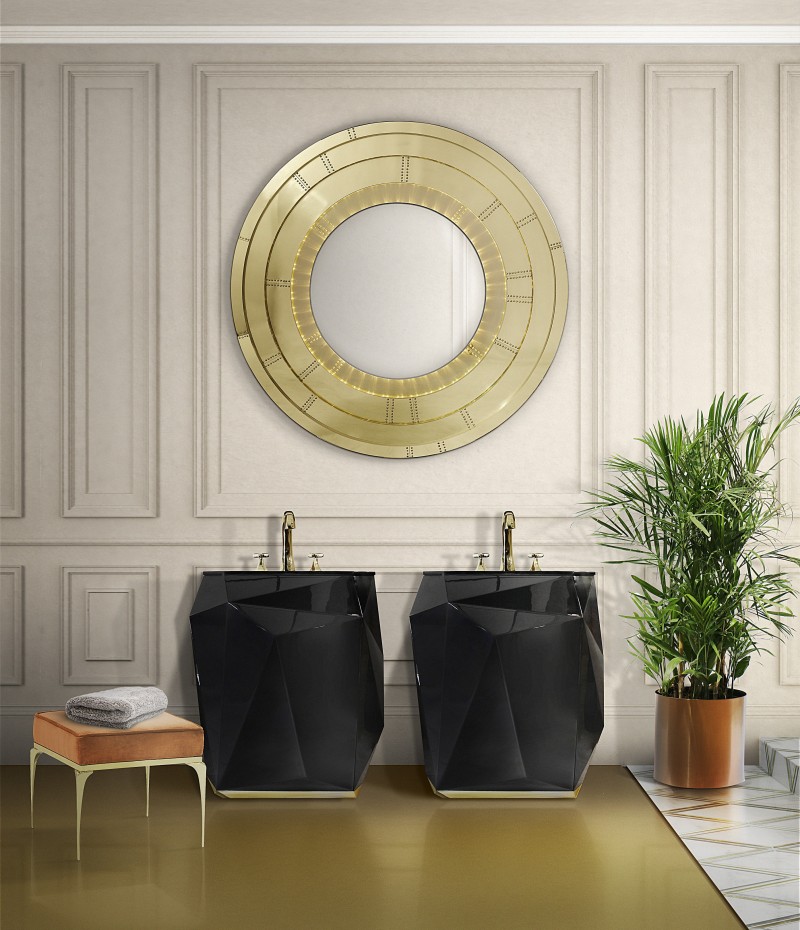 rich and beautiful bathroom décor