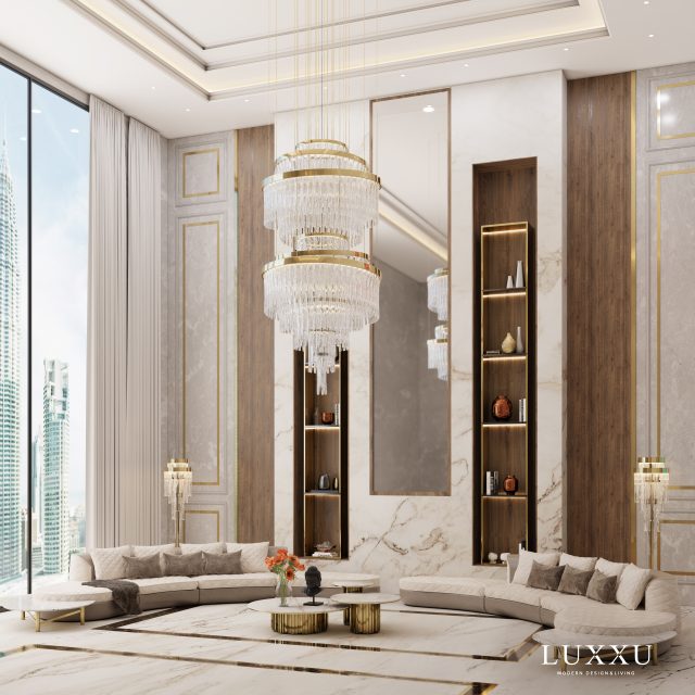 Living Room Design - A Luxurious Space Of Majestic Proportions