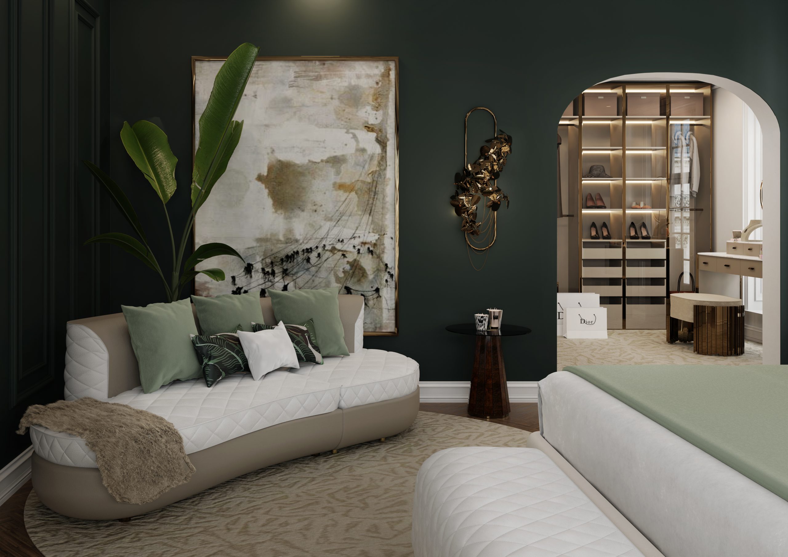 Dubai Sophisticated Bedrooms with Luxxu