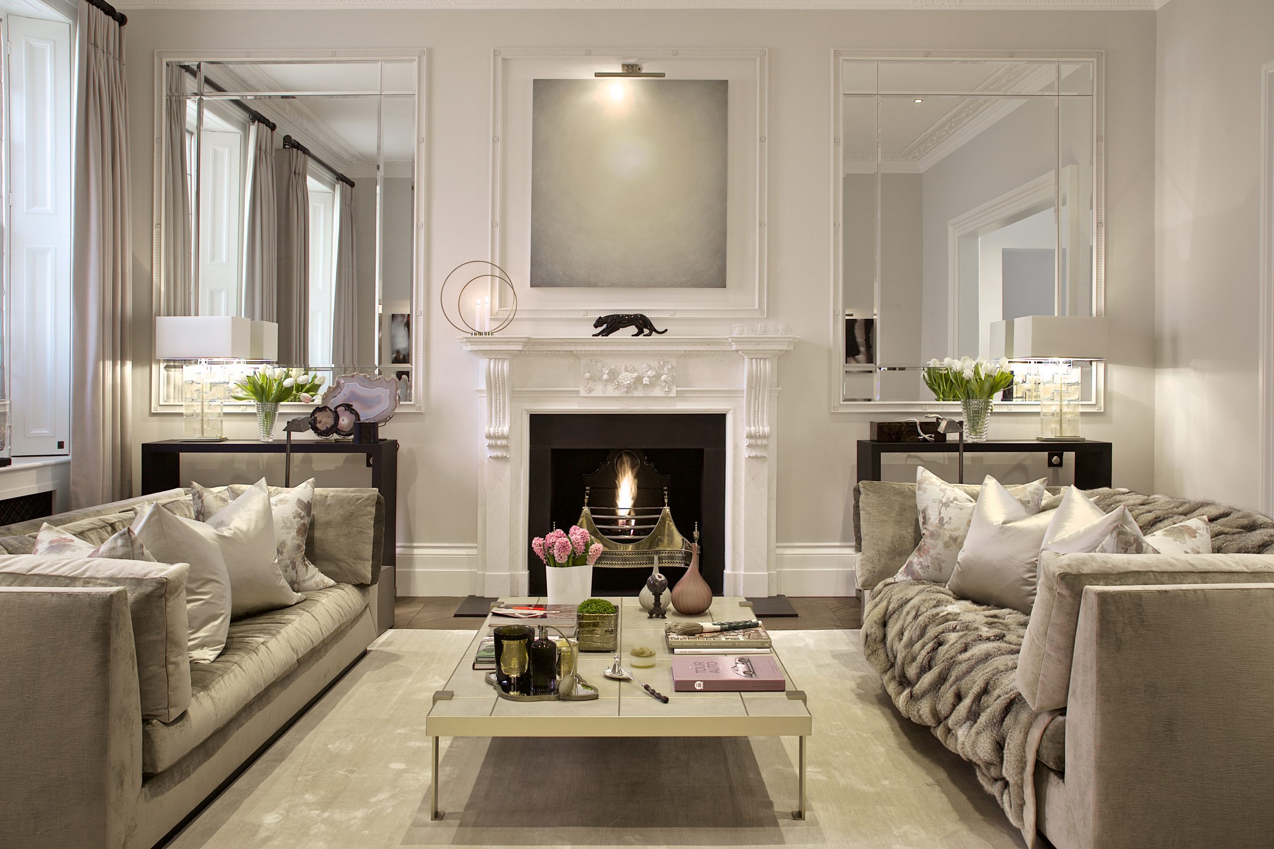 living room from cocovara interiors