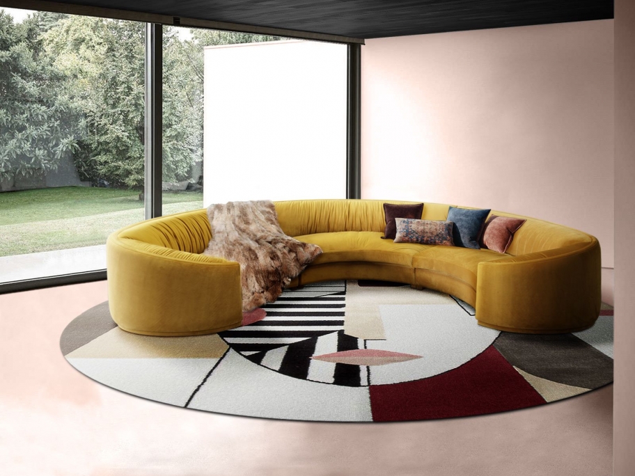 Interior Design Tips On How To Pull Off Round Rugs