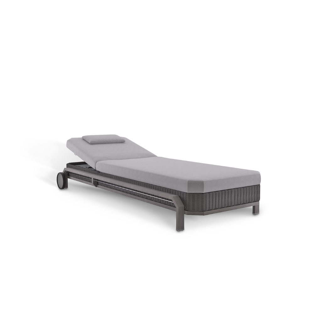 HAMPTON GREY  SUNLOUNGER