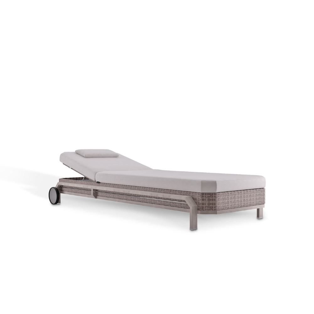 Hampton Wood Sunlounger from the MYSA Collection by LUXXU