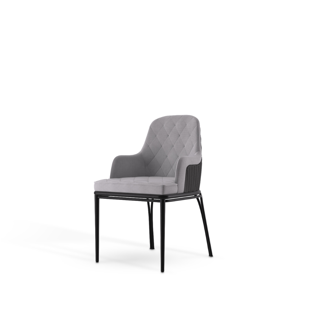 CHARLA GREY DINING CHAIR