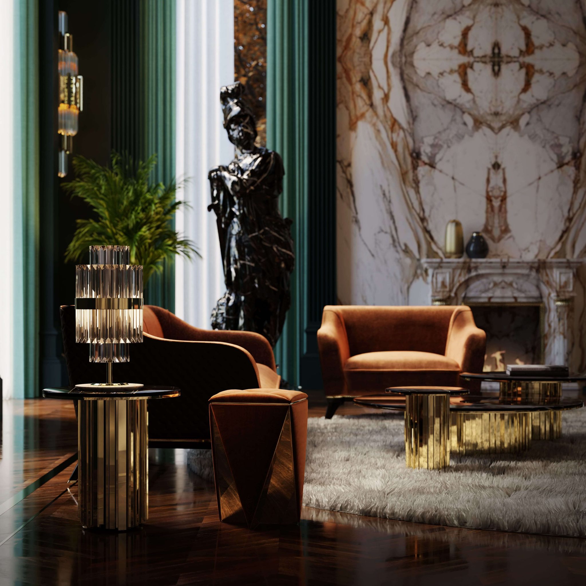 Exquisite Elegance: A Collection Of 50 Opulent Luxury Side Tables