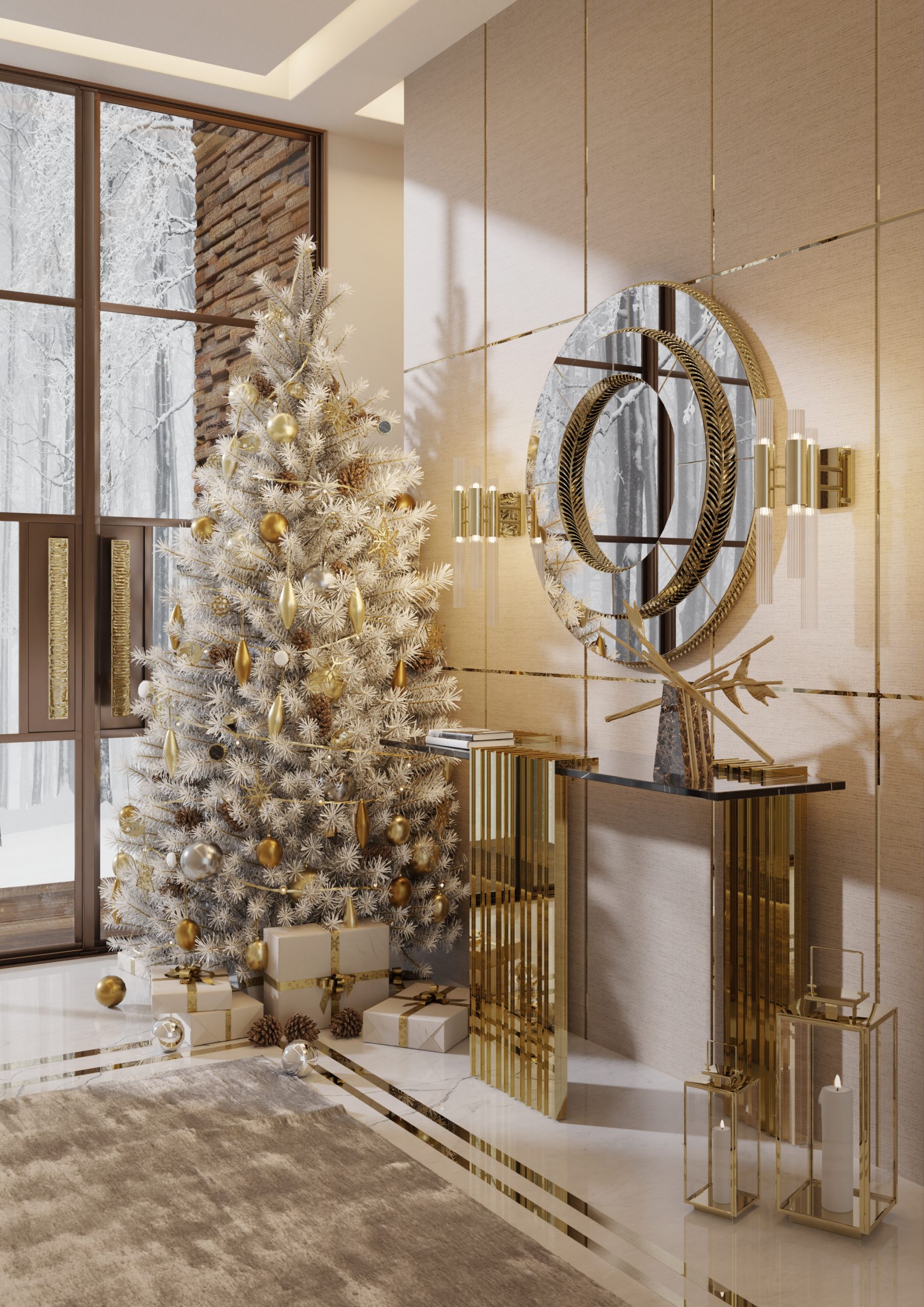 Festive Entryway: Captivating Christmas Decor Ideas