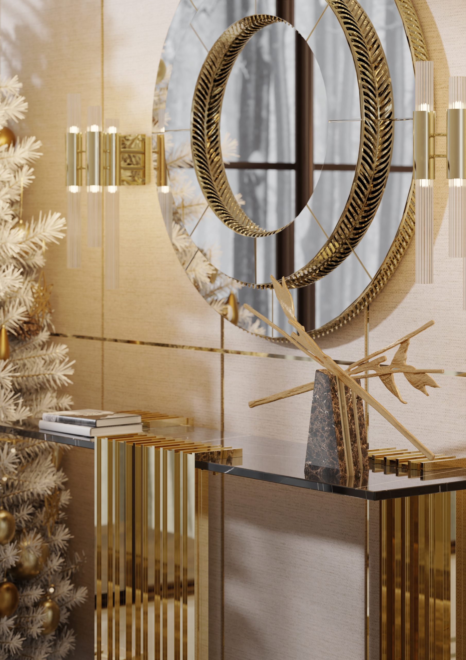 Festive Entryway: Captivating Christmas Decor Ideas