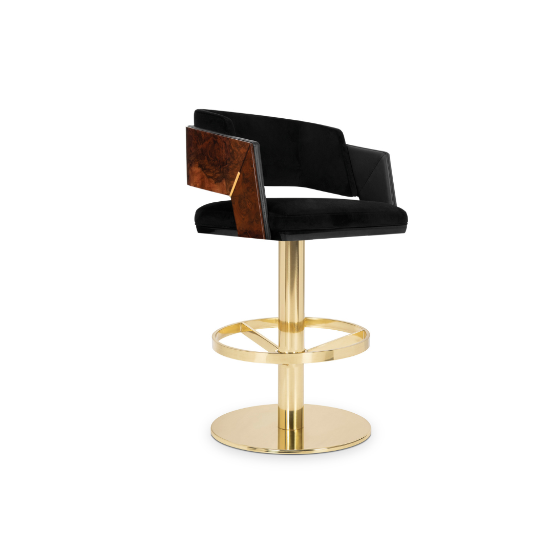 Galea Swivel Bar Chair by LUXXU