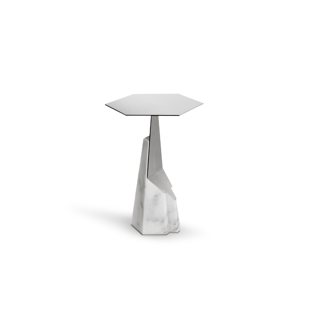 Outdoor Myllo Side Table from the Mysa Collection By LUXXU