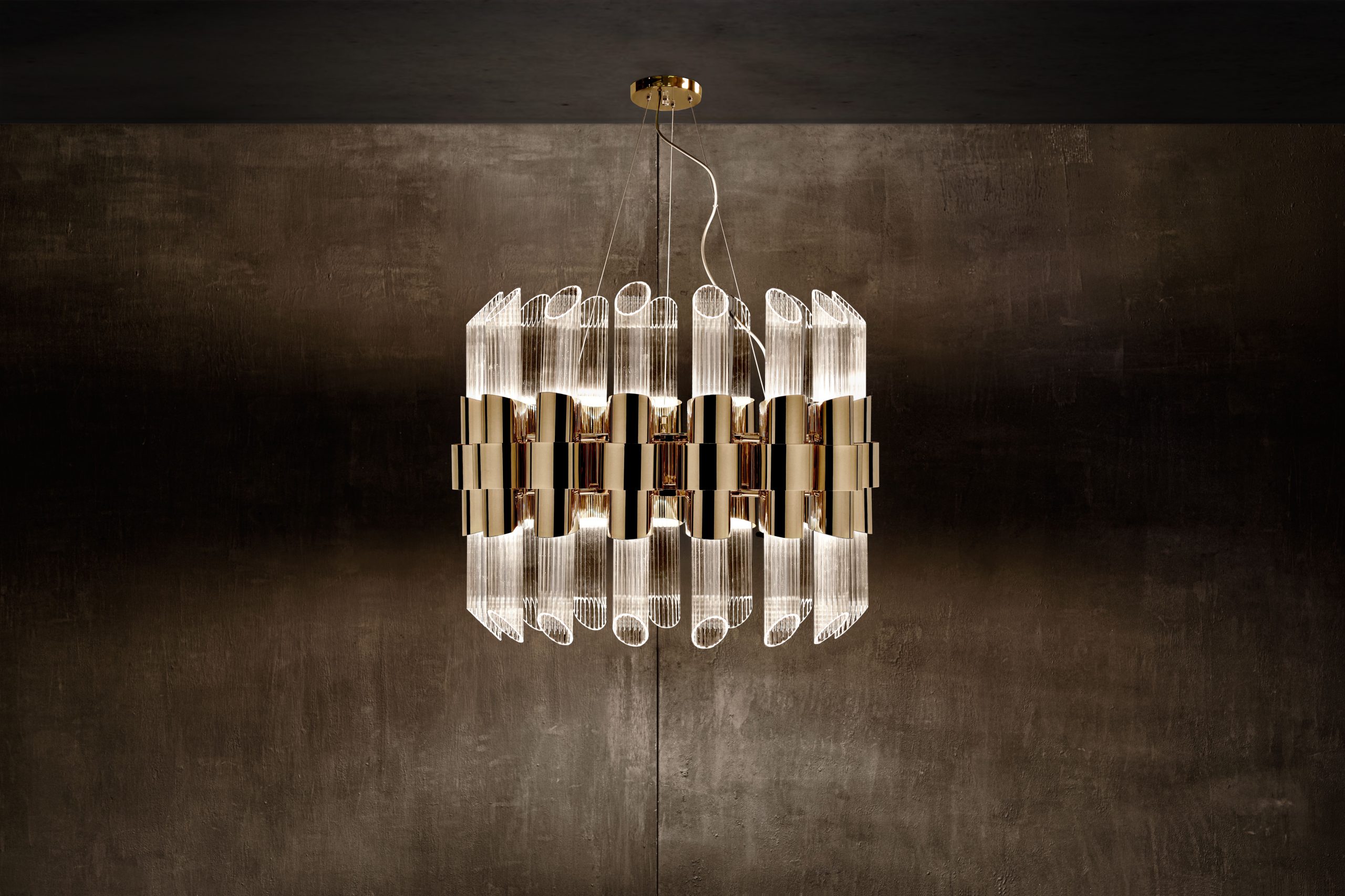 Tycho Round Suspension Lamp by LUXXU Lighting