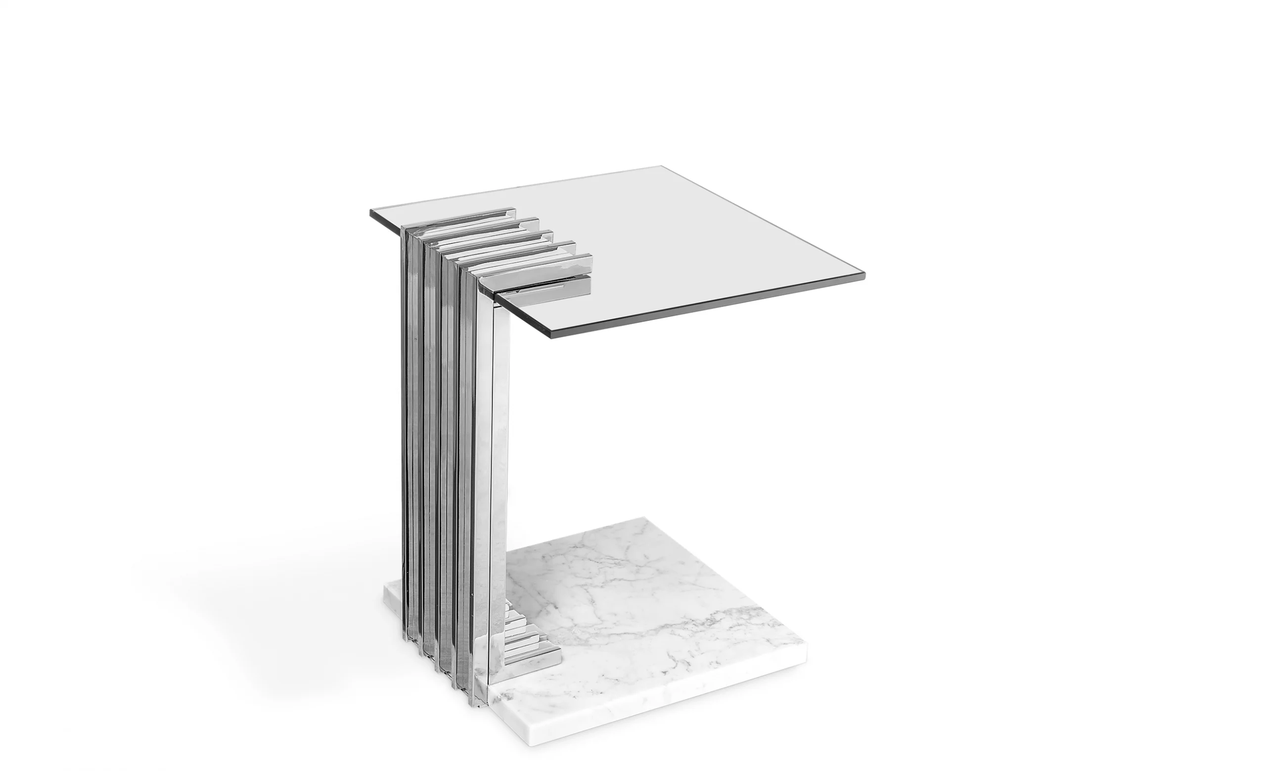 VERTIGO GREY SIDE TABLE