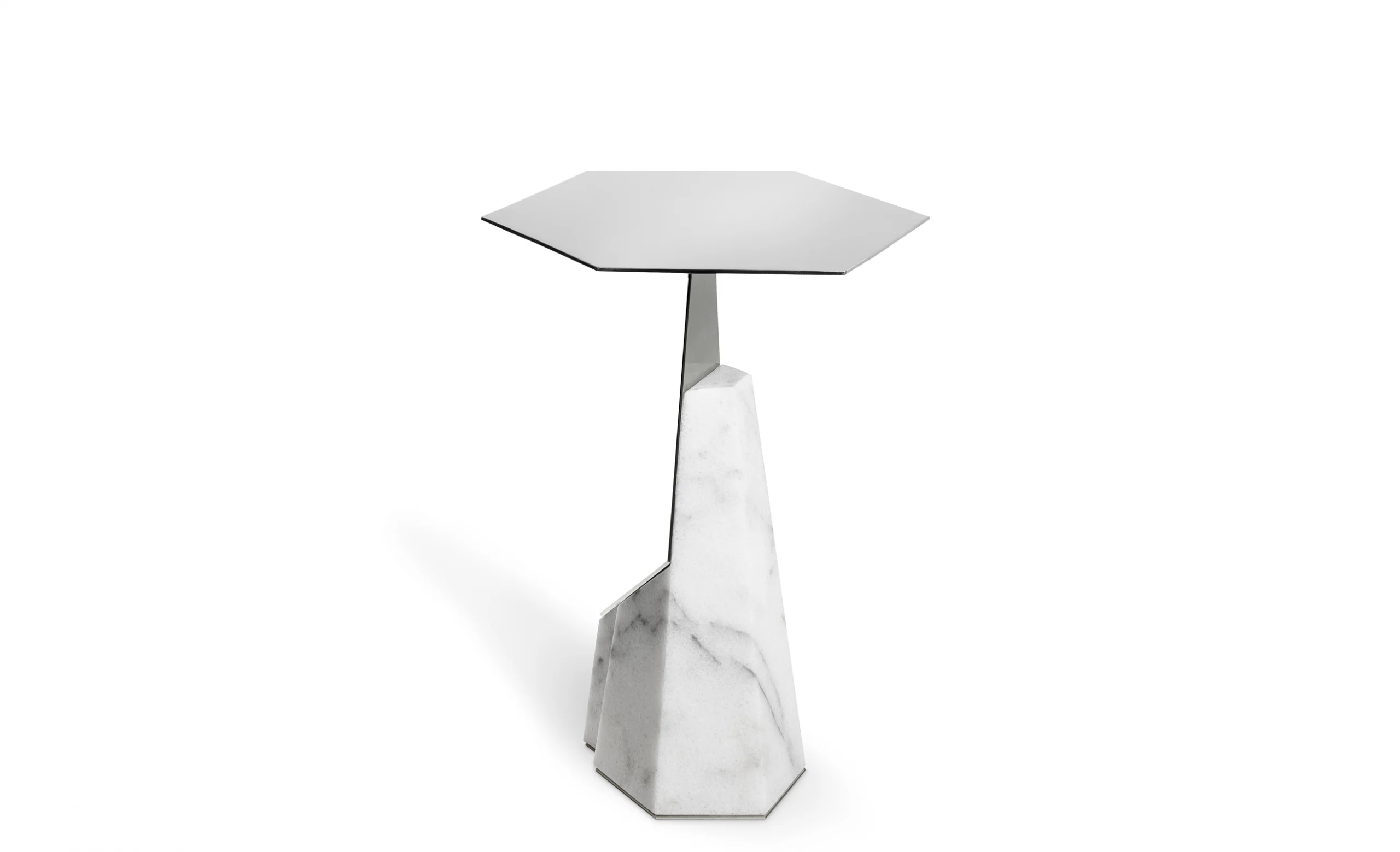 MYLLO GREY SIDE TABLE