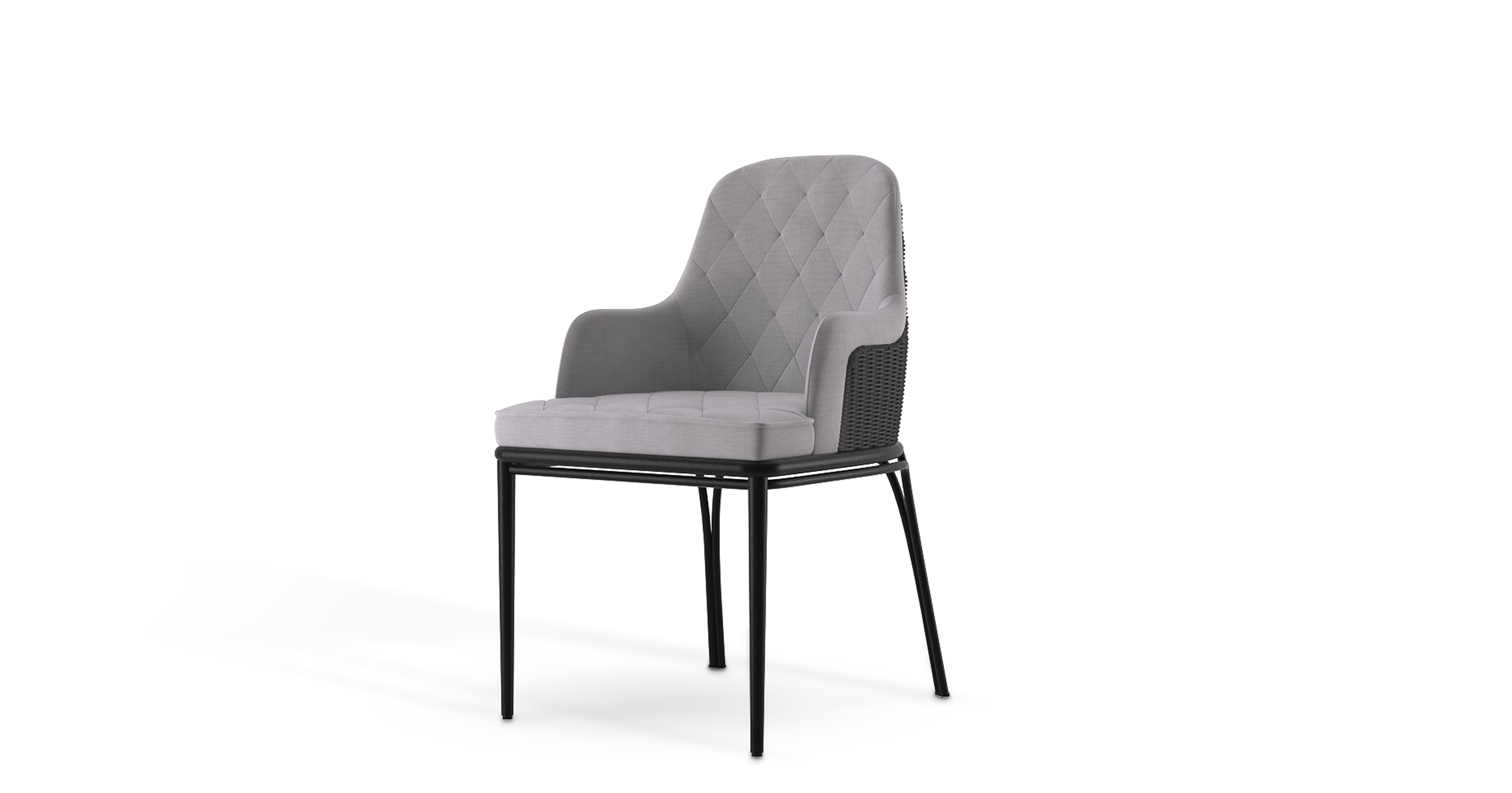 CHARLA GREY DINING CHAIR