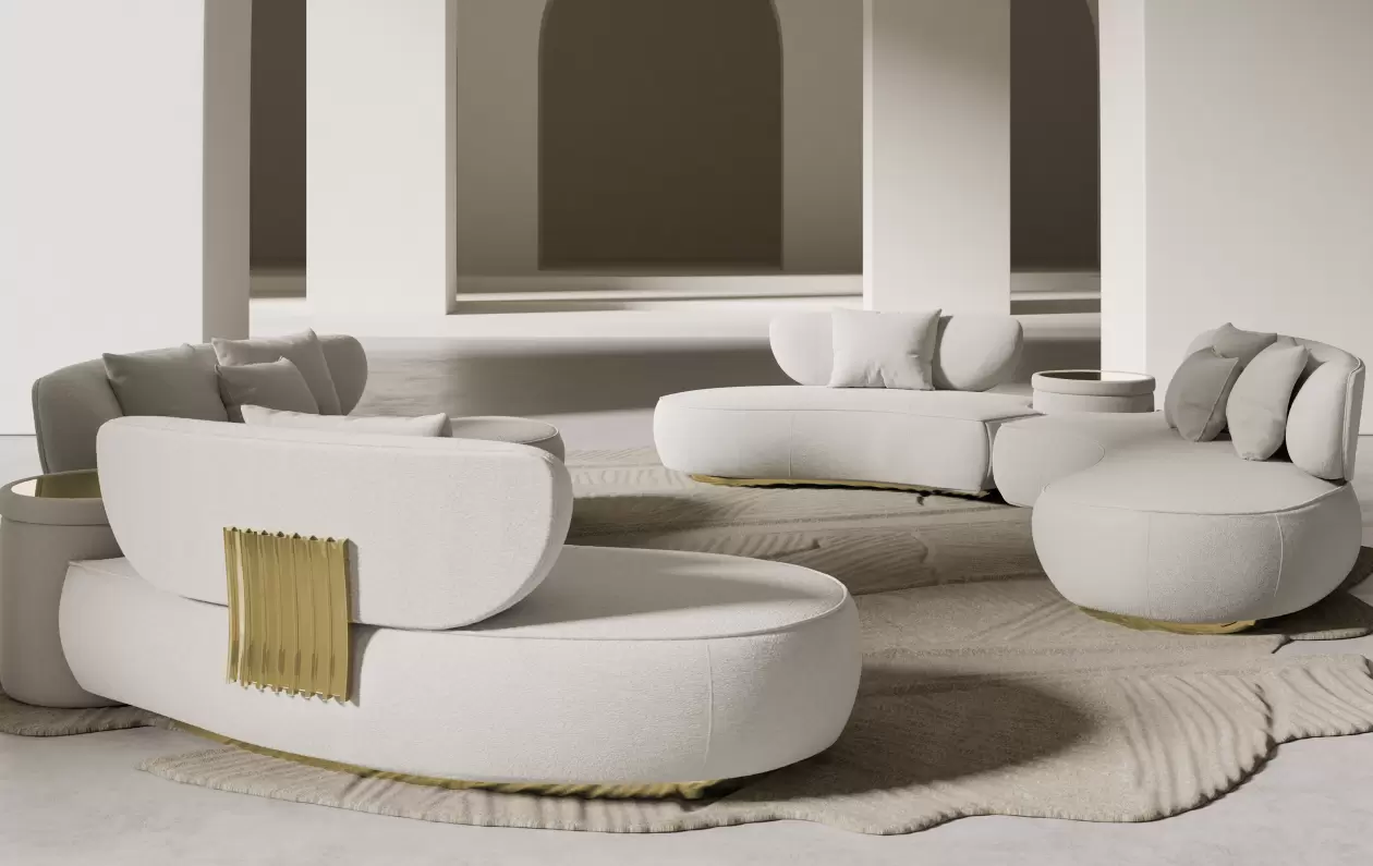 Sophisticated Talie Round Sofa