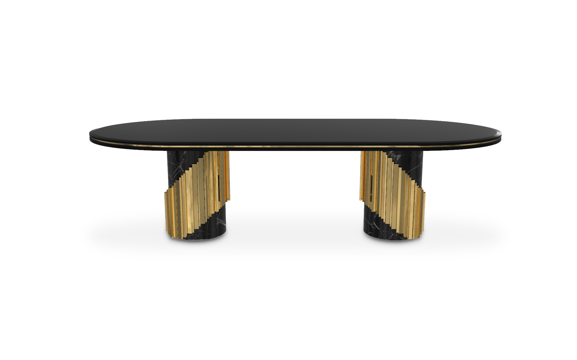 littus oval dining table