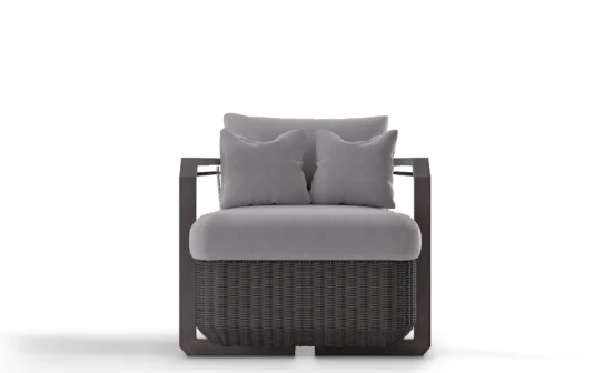 hampton grey armchair