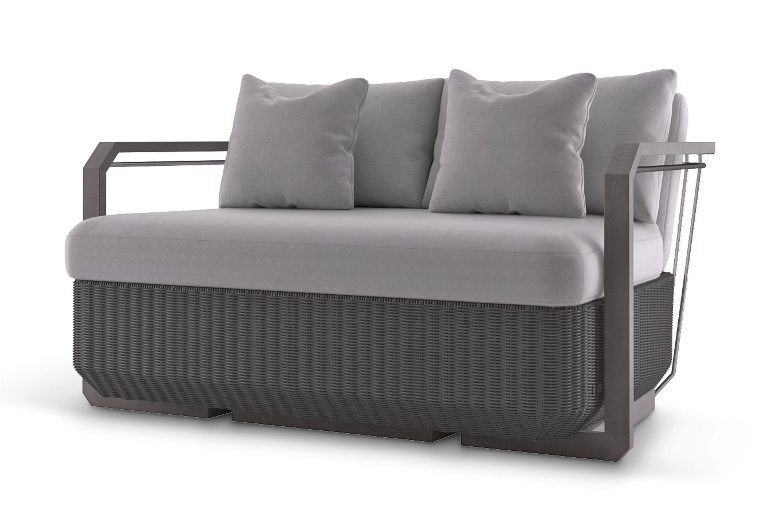 Hampton Grey Seat Sofa