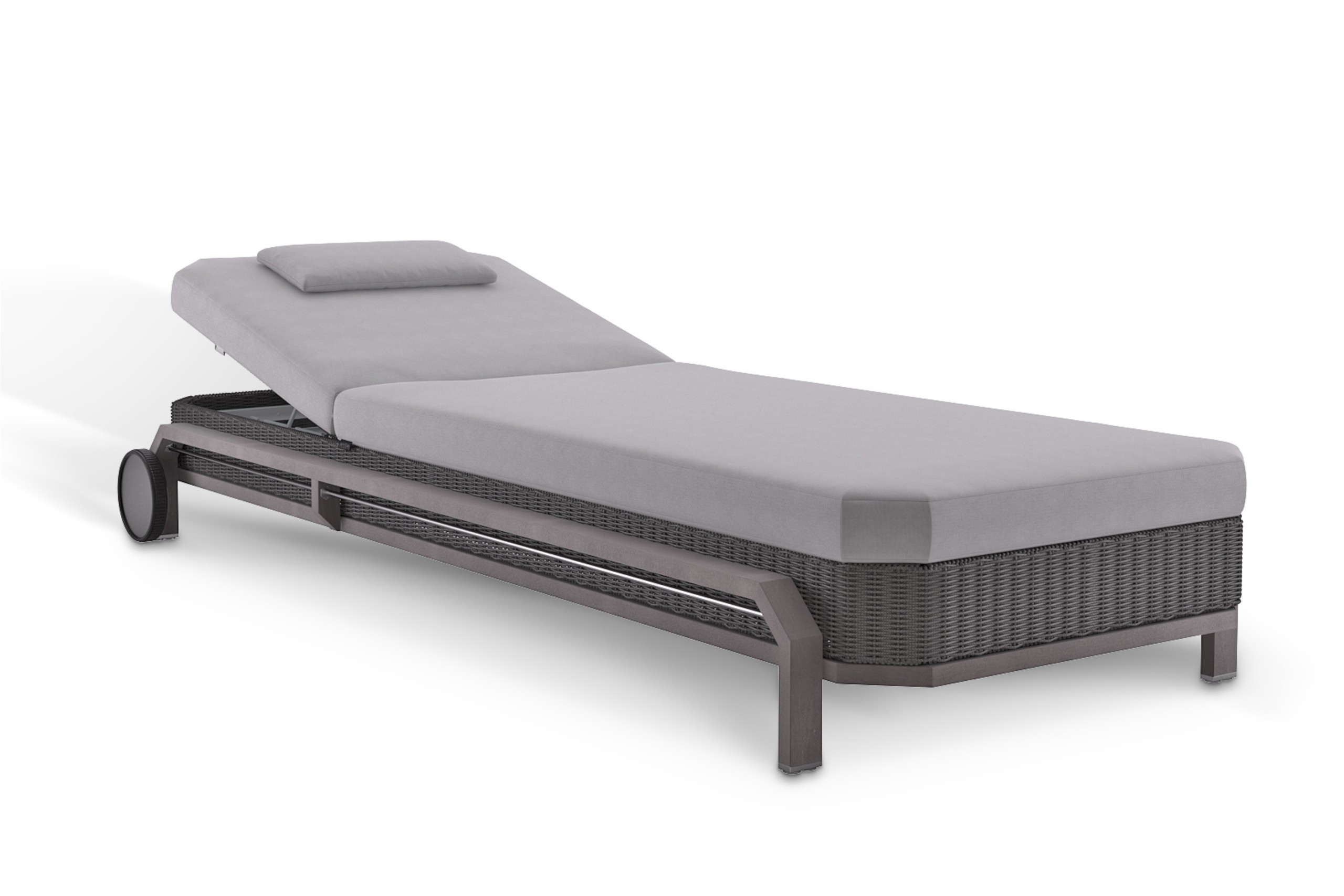 Hampton Grey Sun Lounger