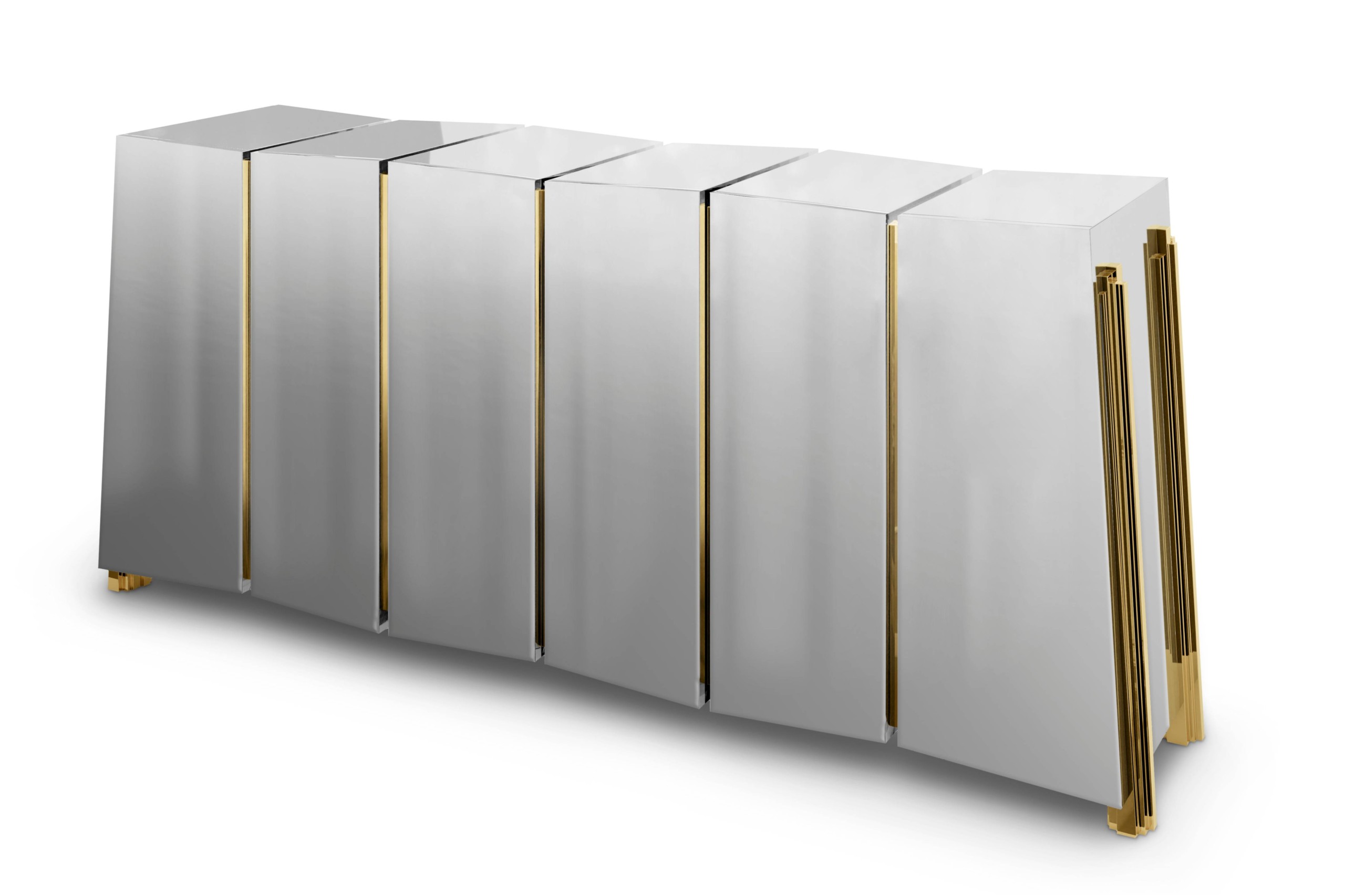 Darian Steel Sideboard