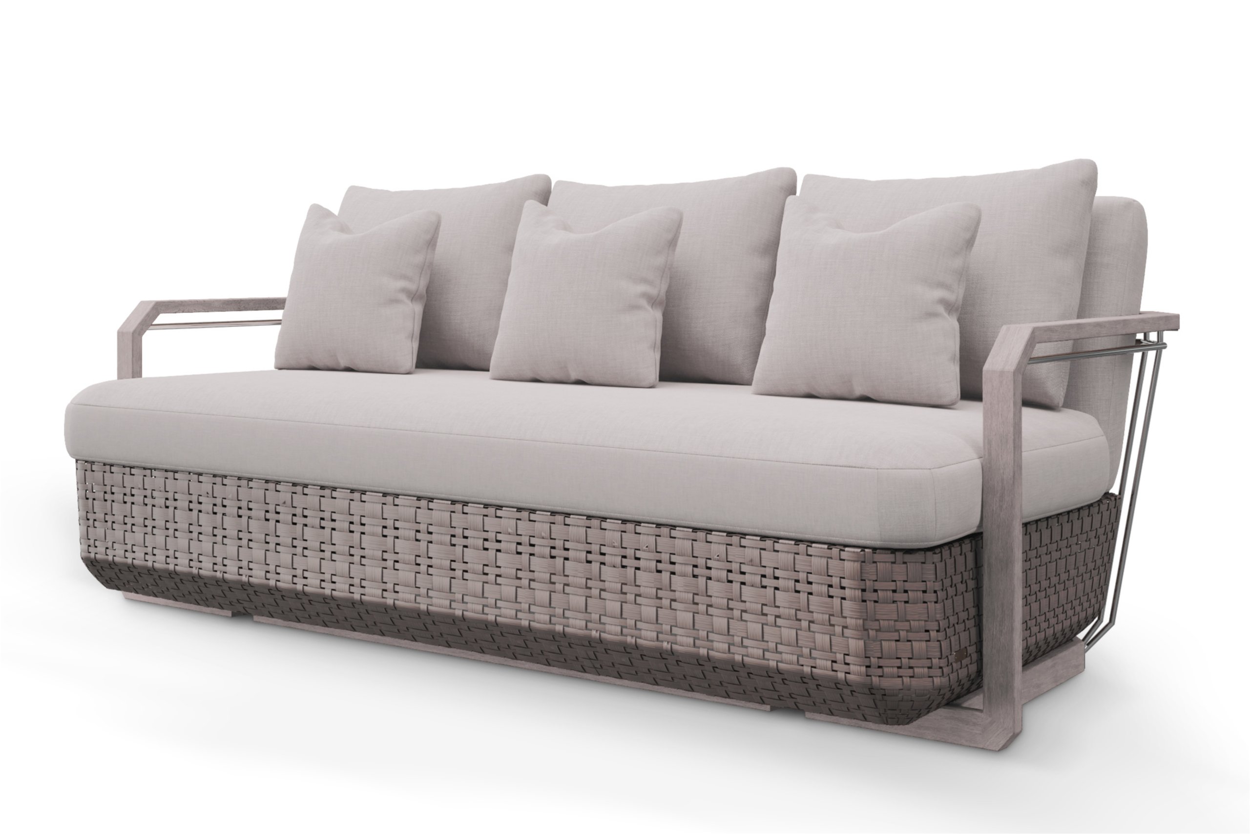 Hampton Wood Sofa