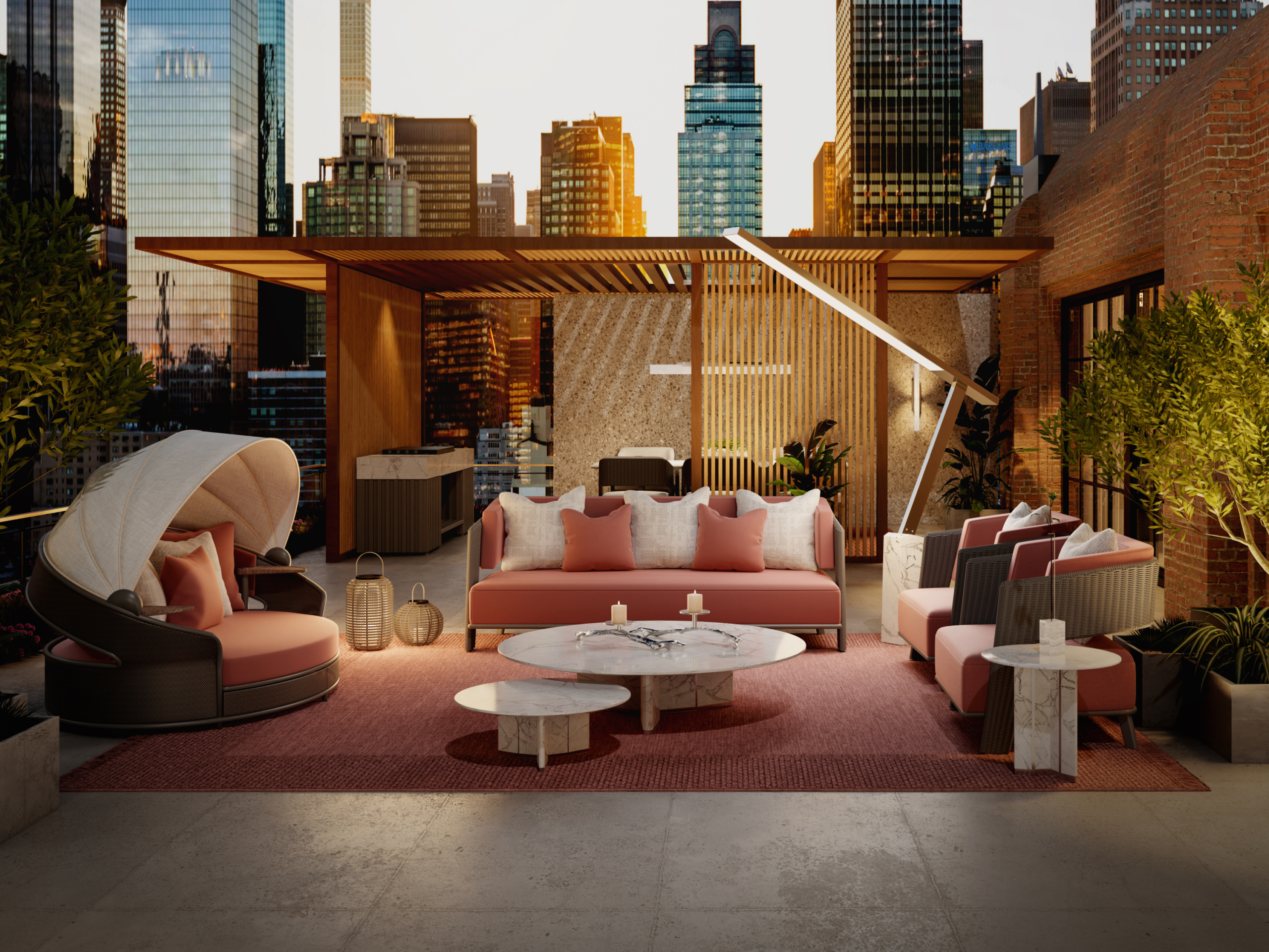 Riveting Outdoor Lounge Area