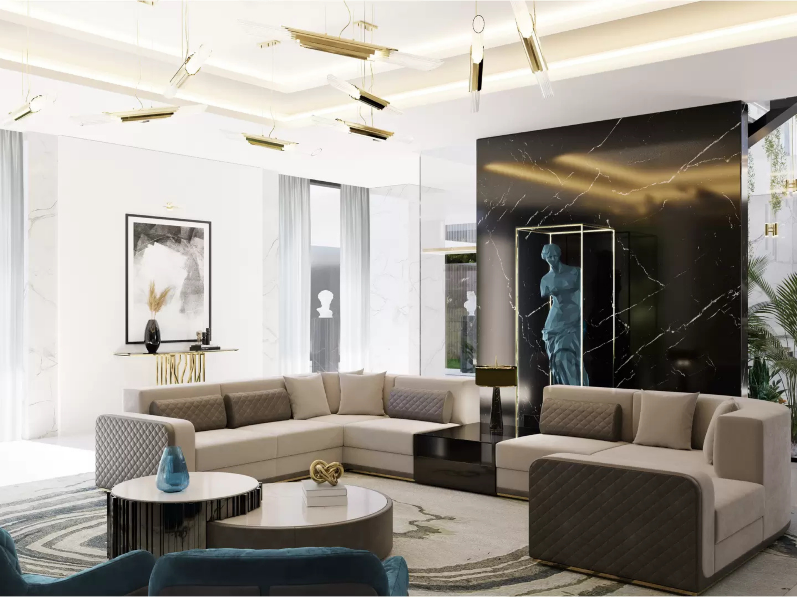 A Lounge Room with a Modern Feel