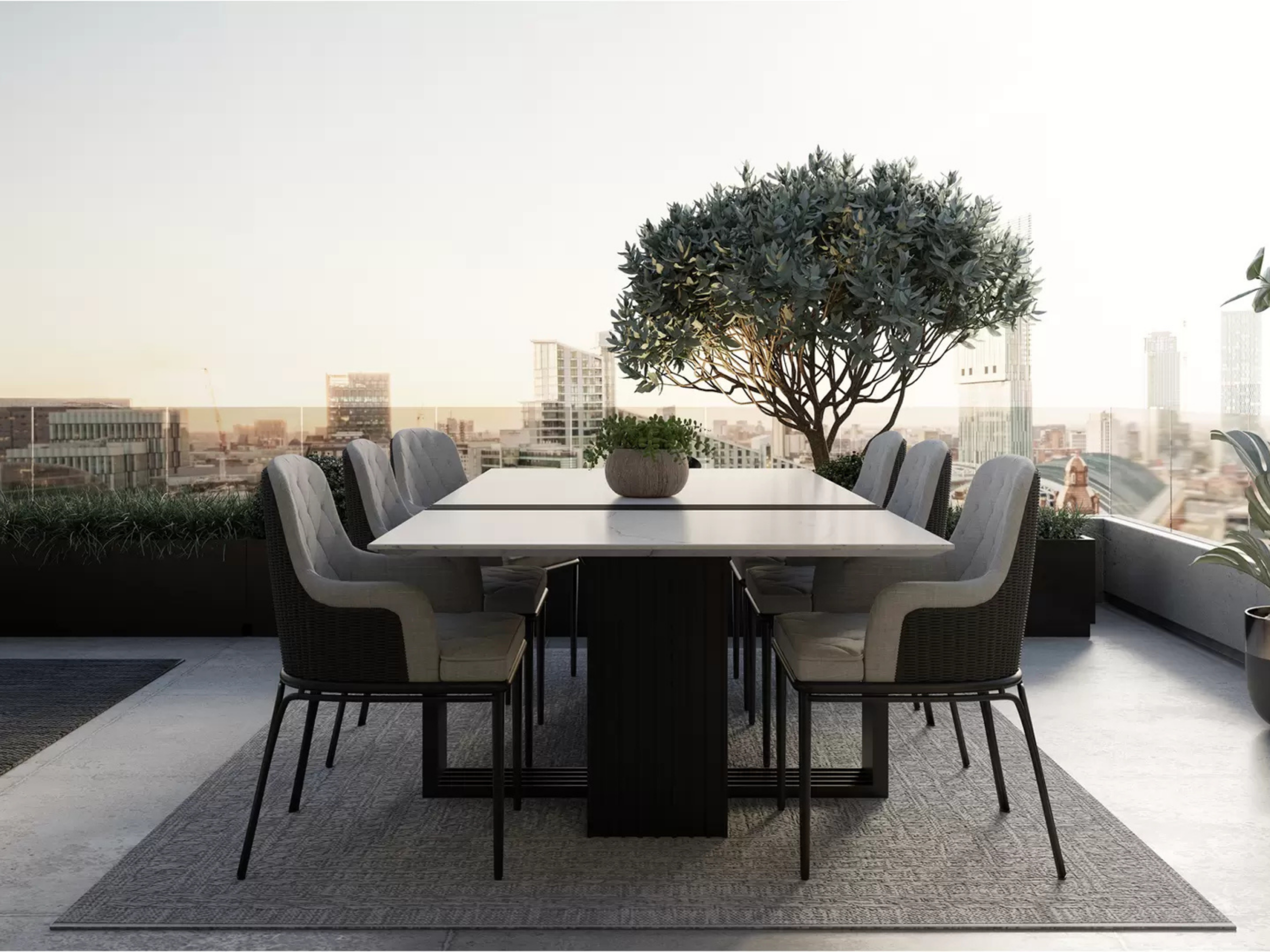 Outdoor Dining with a view