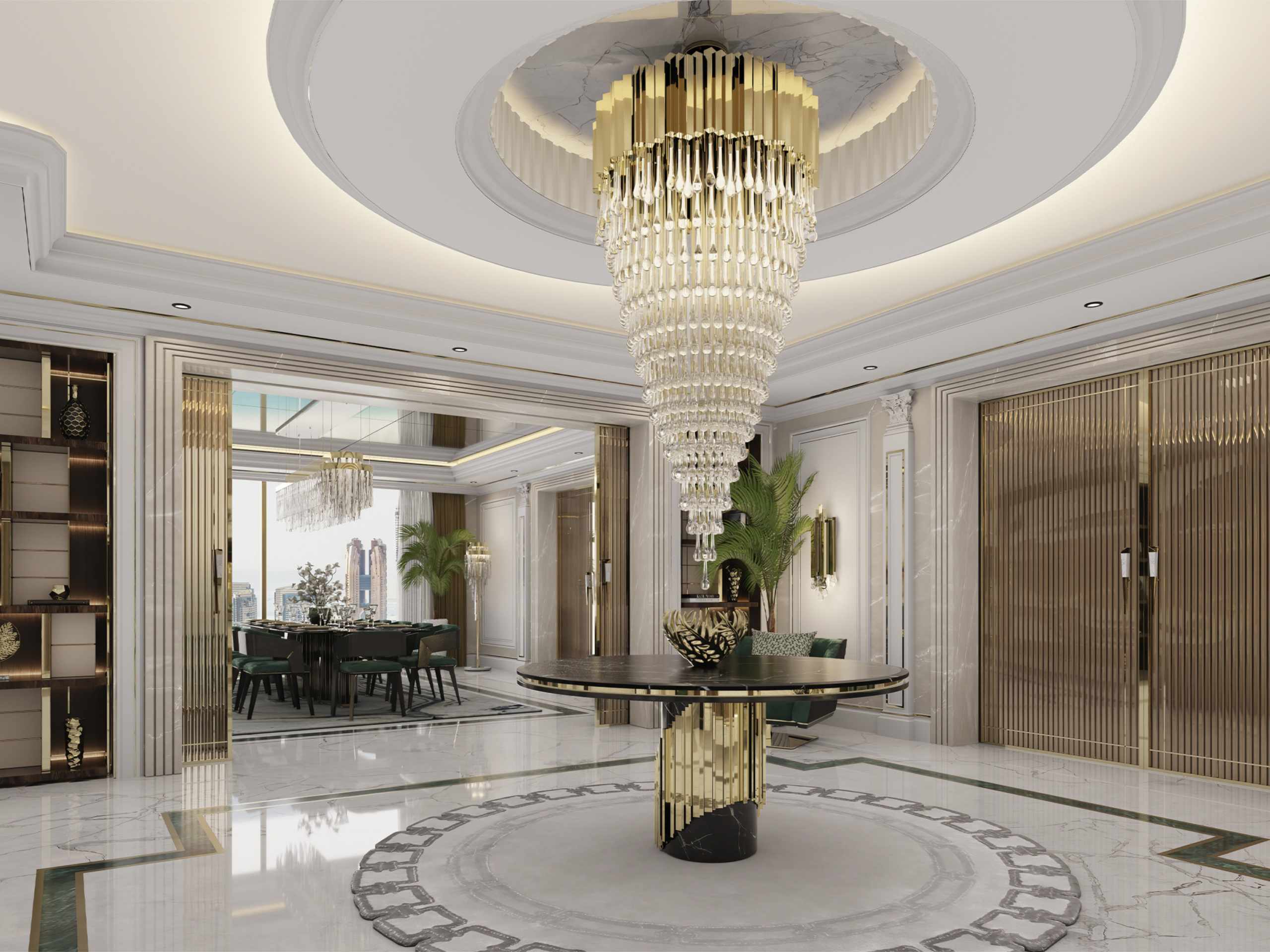 Le Grand Penthouse Opulent Foyer