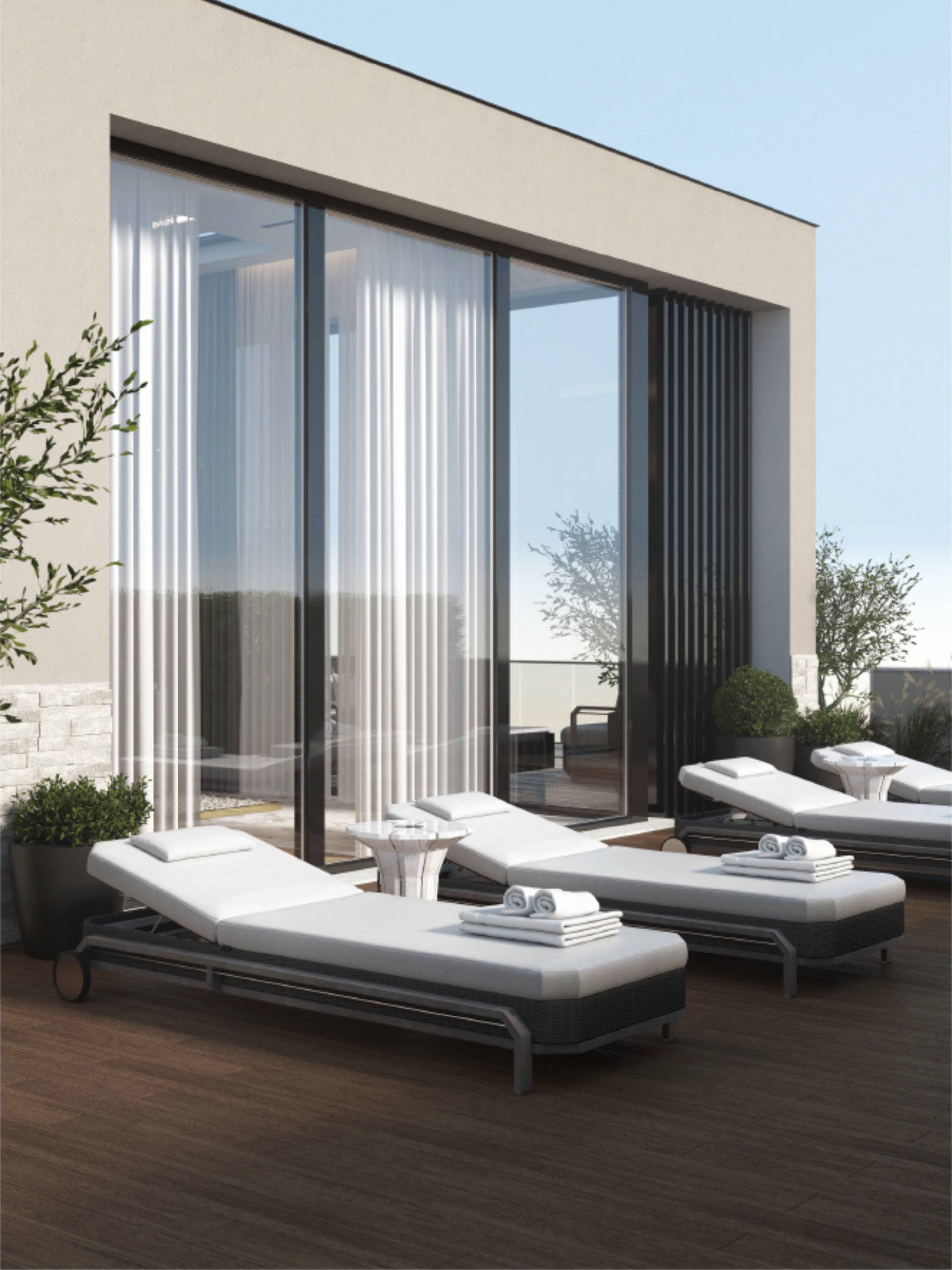 A terrace for a luxury lifestyle