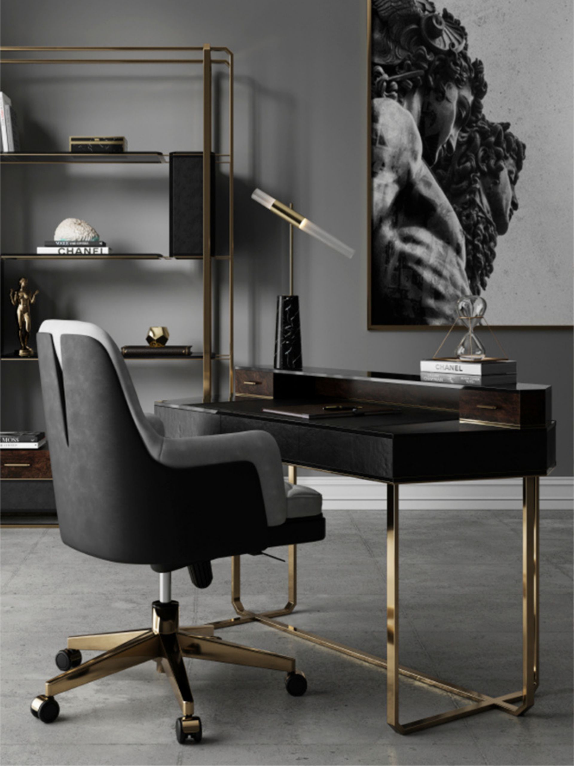 Modern Classic Office Decor