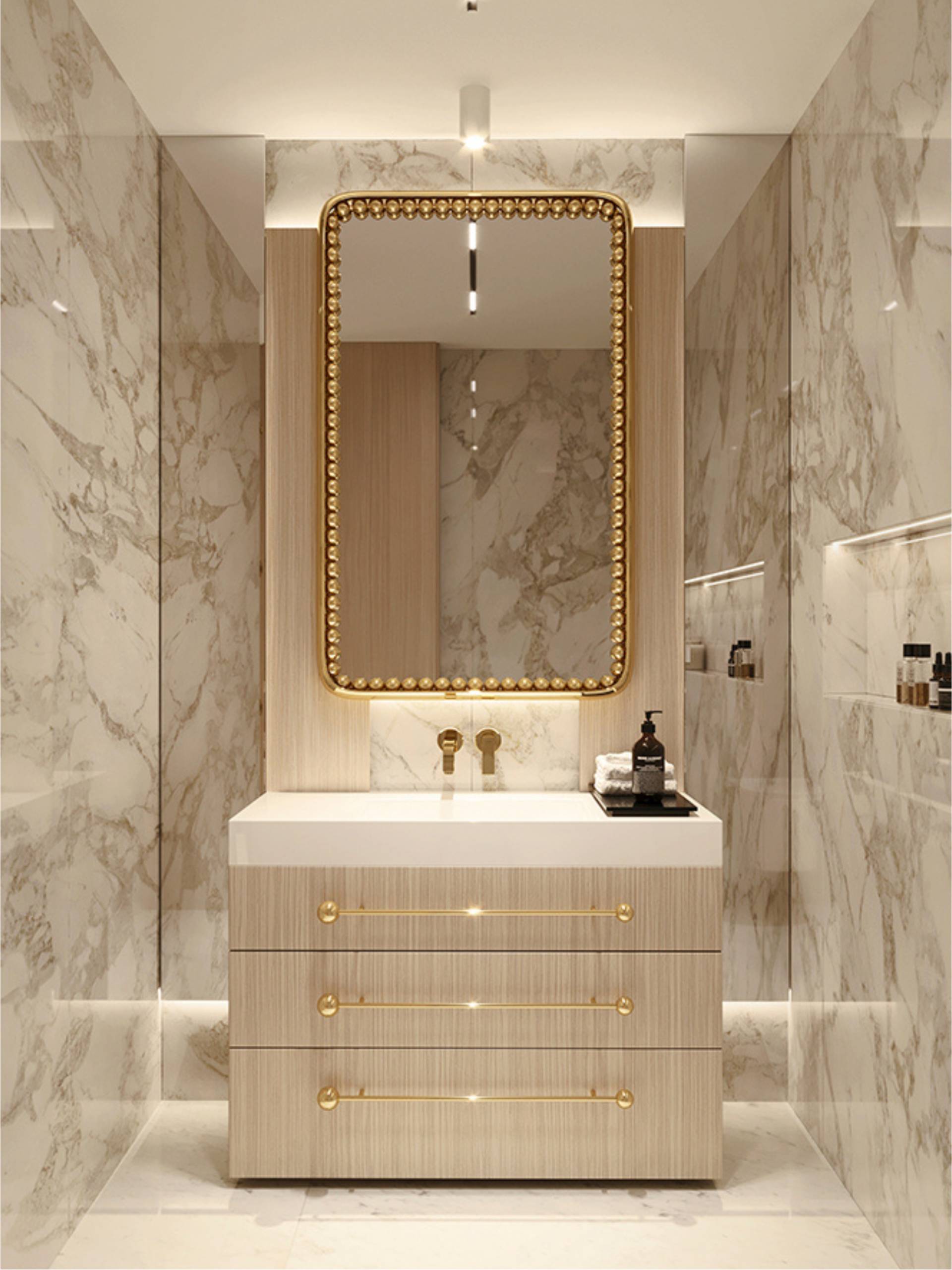 Simple yet Luxurious Bathroom Design