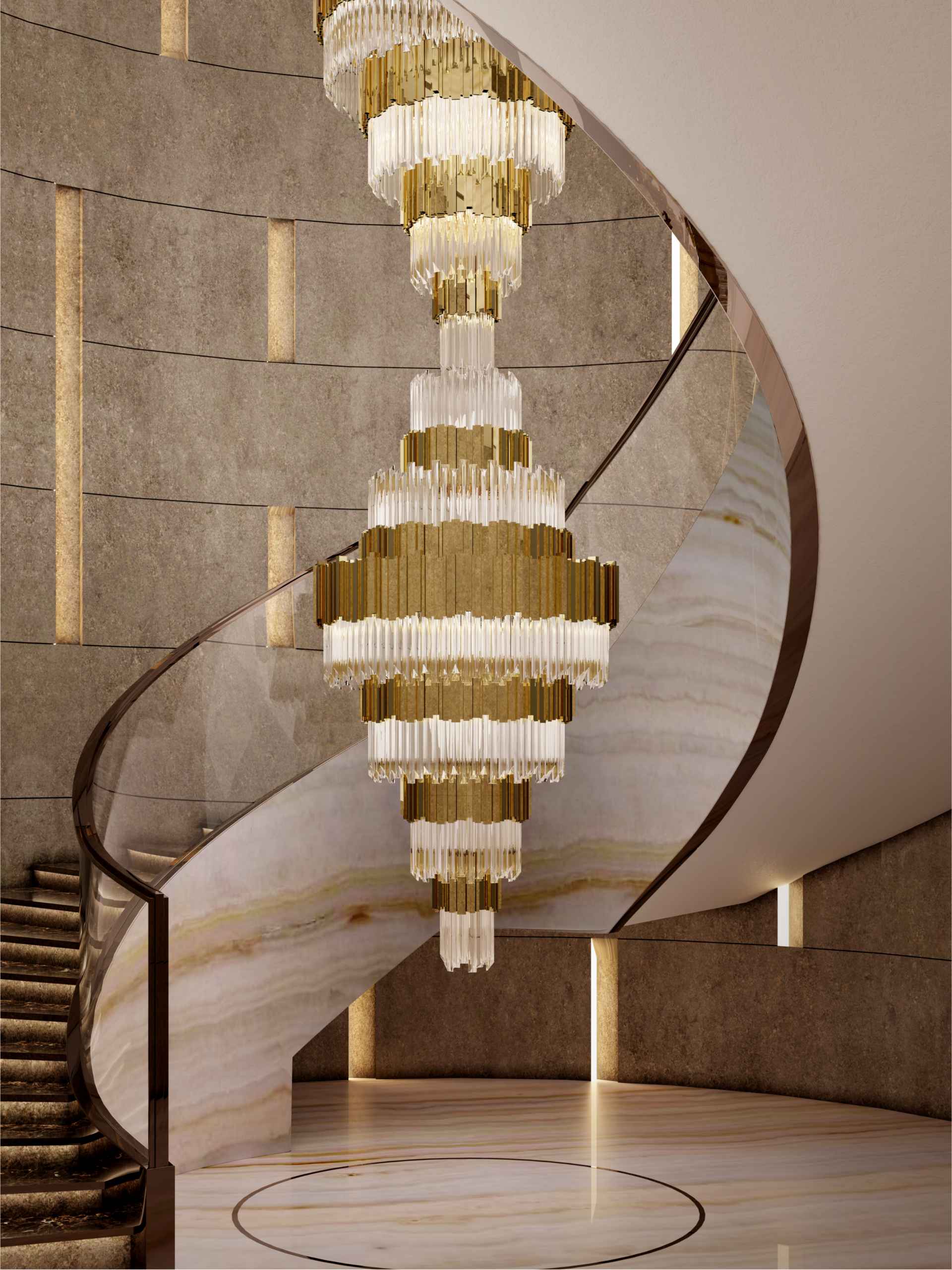 Alluring Hallway Opulence