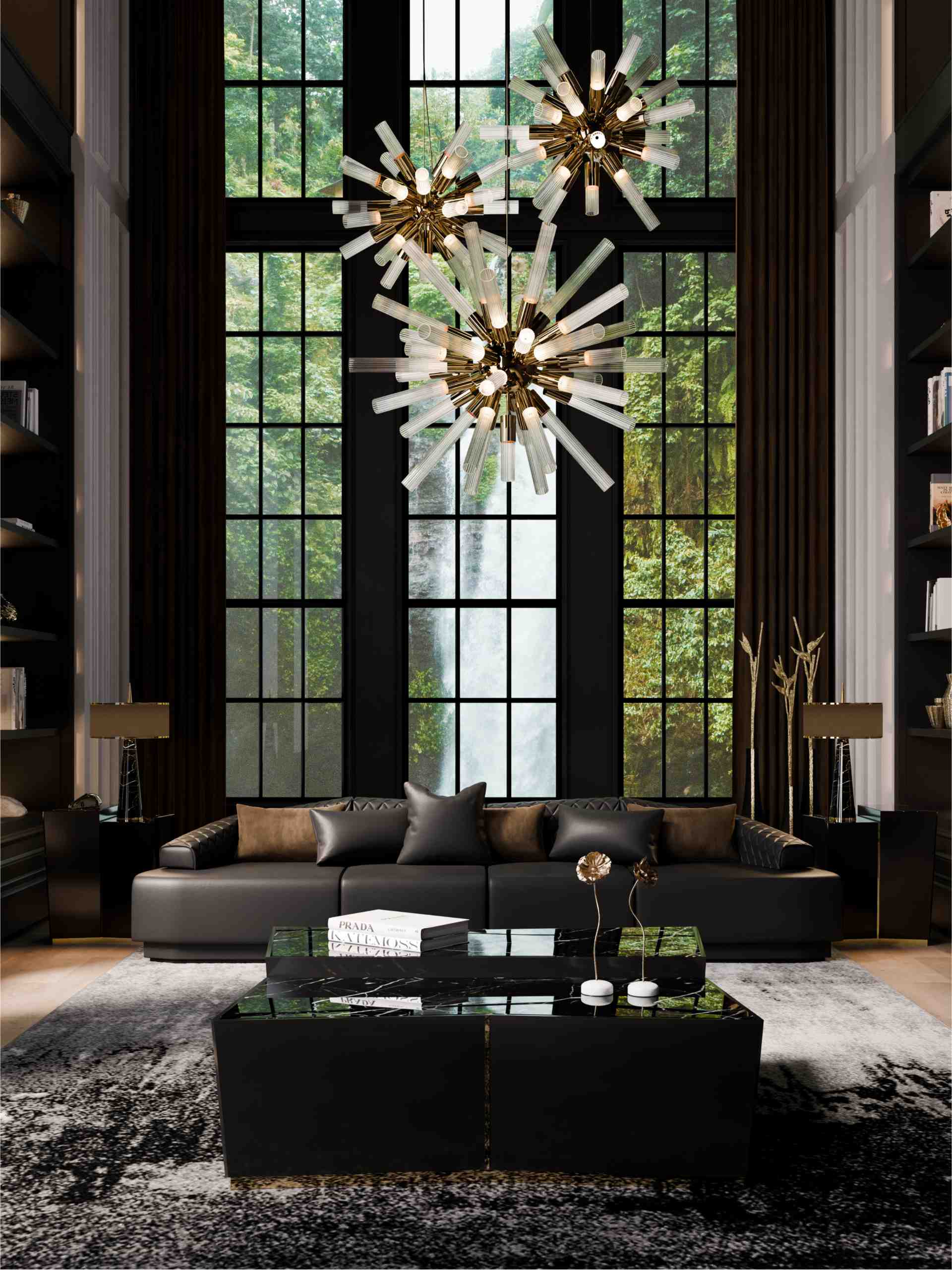 Sophisticated Luxury in the Living Room with the Anguis Sofa