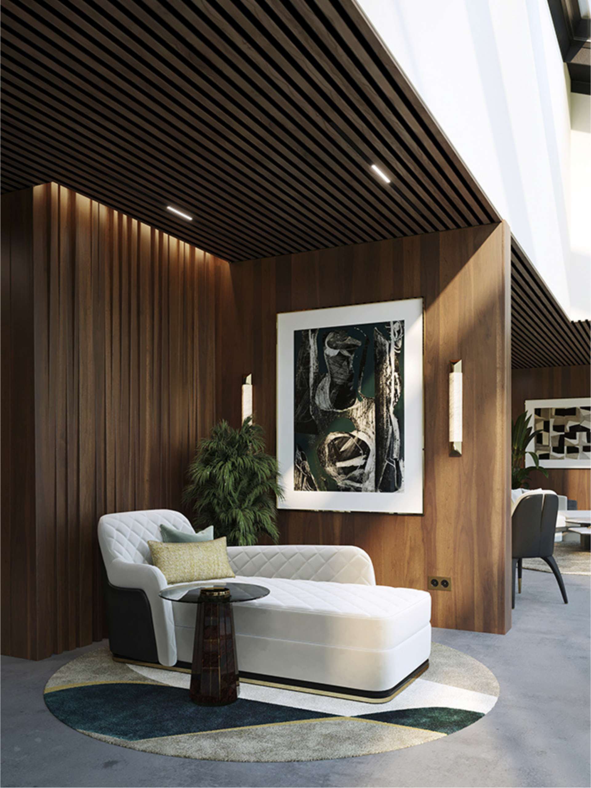 Timeless Reading Corner at Luxury Chalet