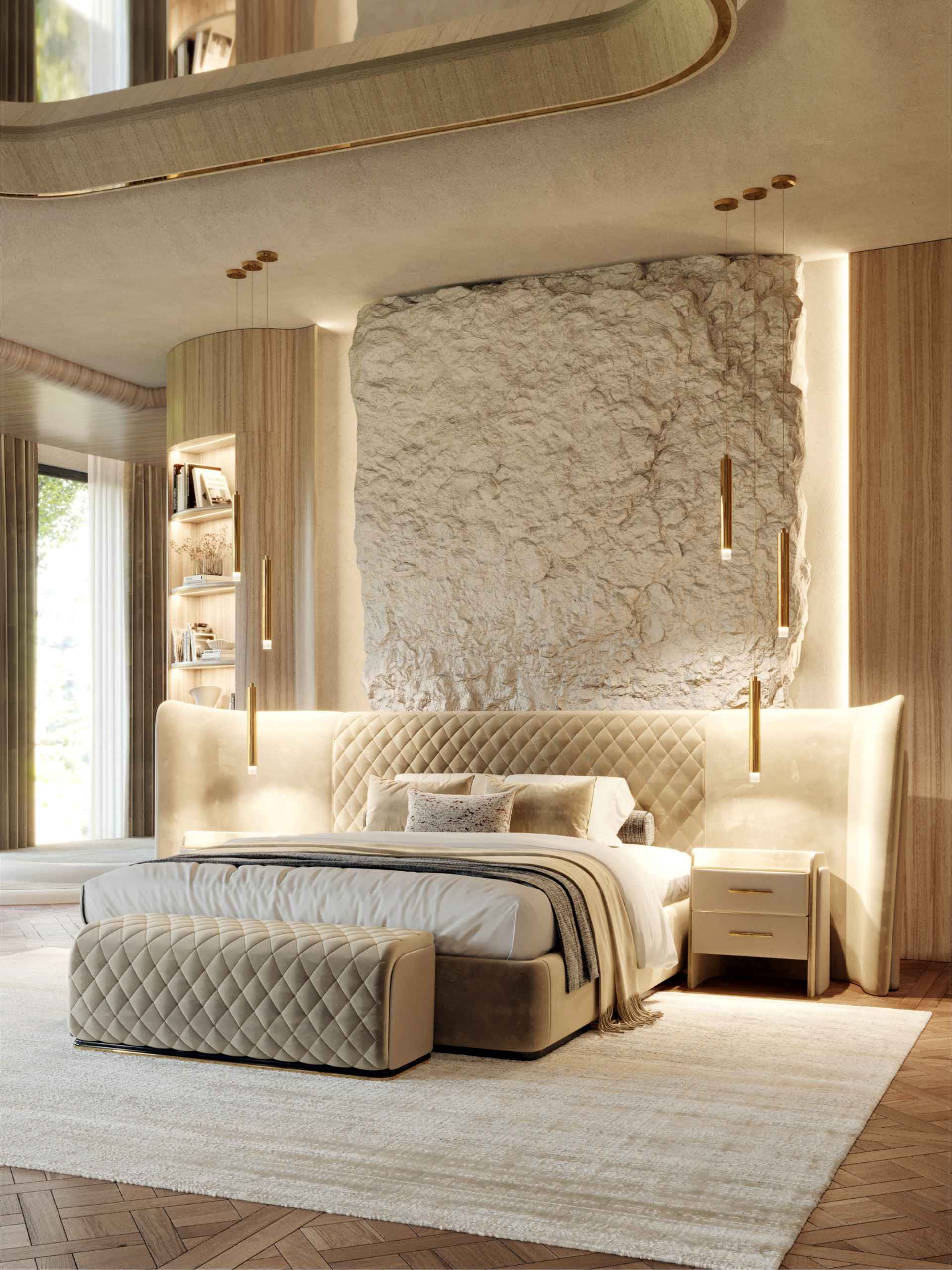 Luxurious Serenity in Calabasas Bedroom Haven