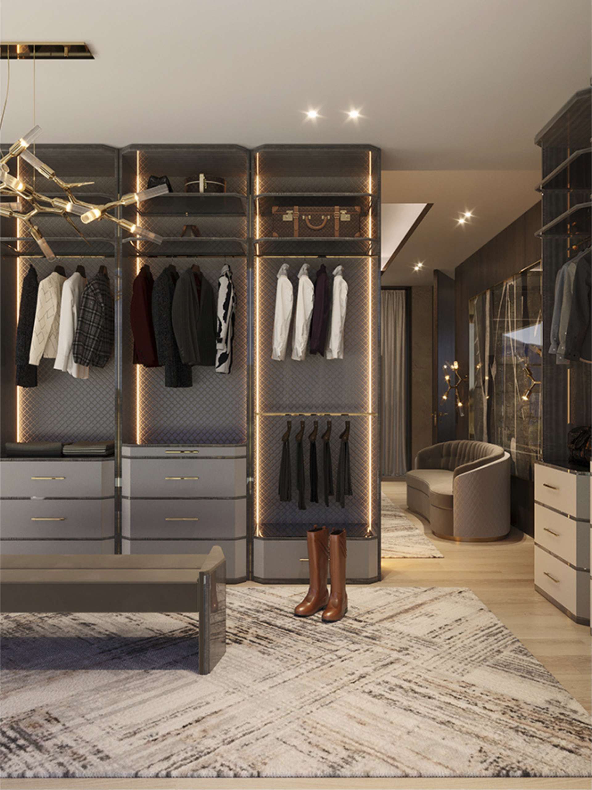 Luxury Master Suite Dressing Room