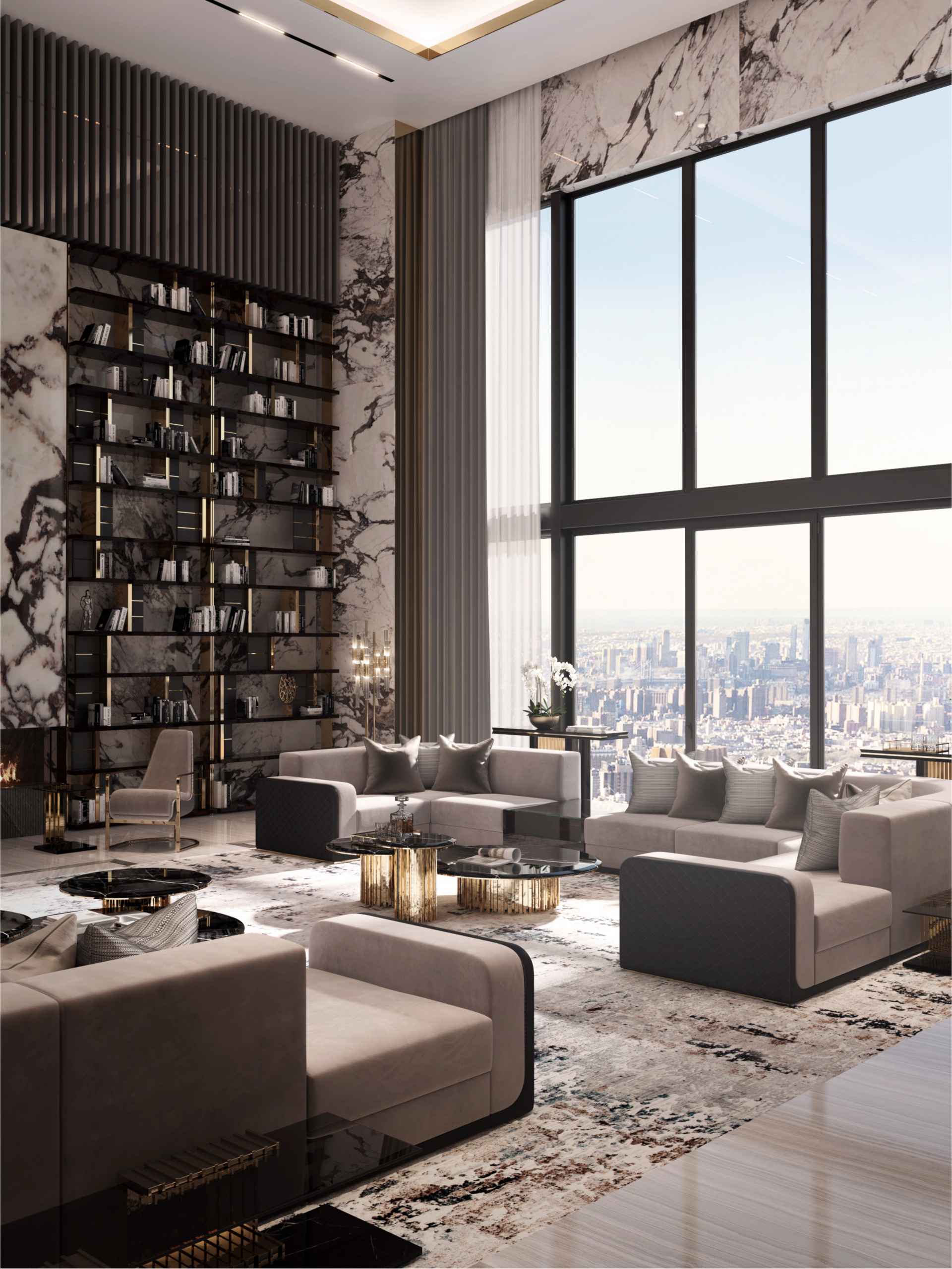 Boundless Elegance In A Living Room