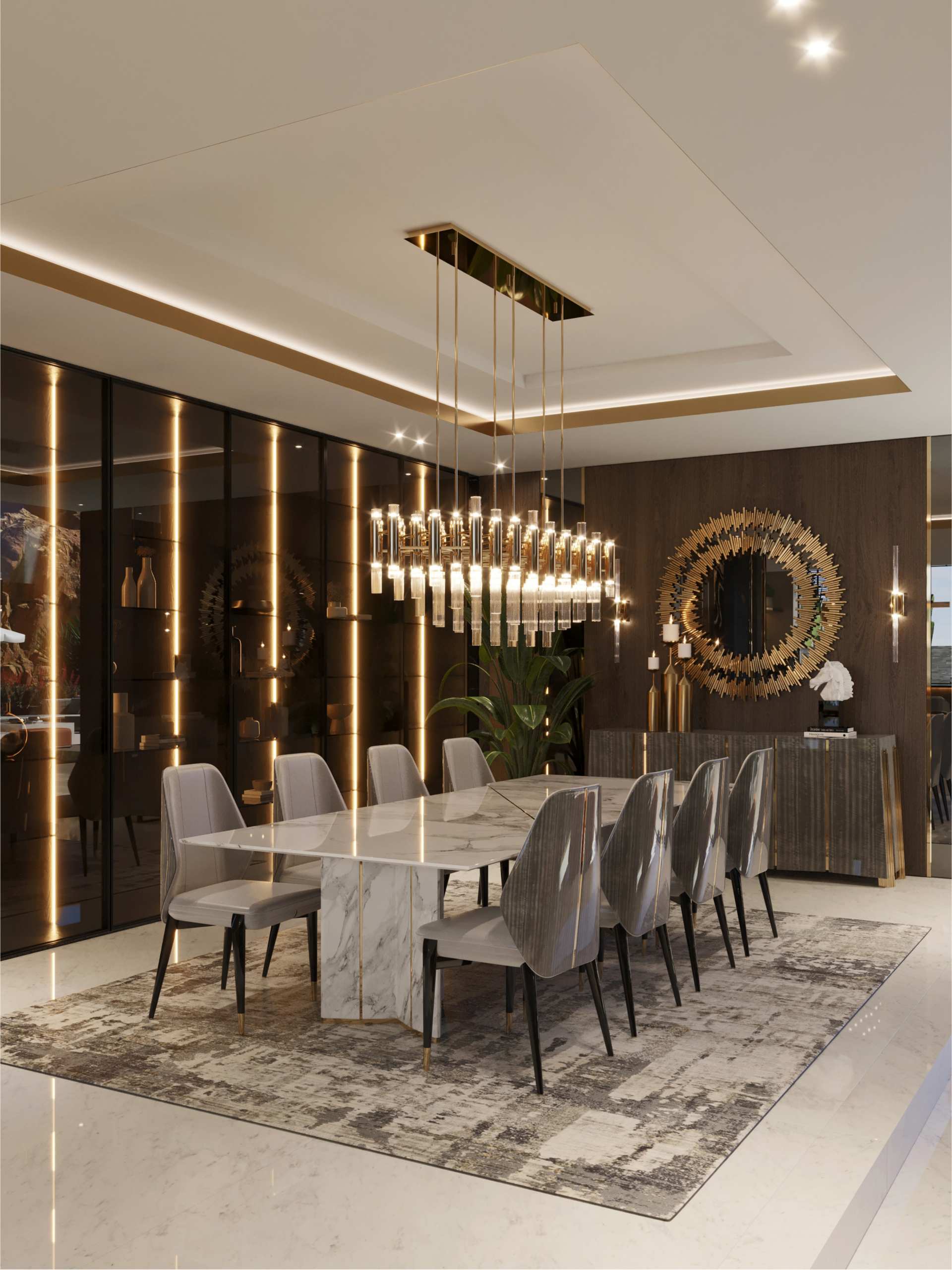 Mansion Dining Room Design