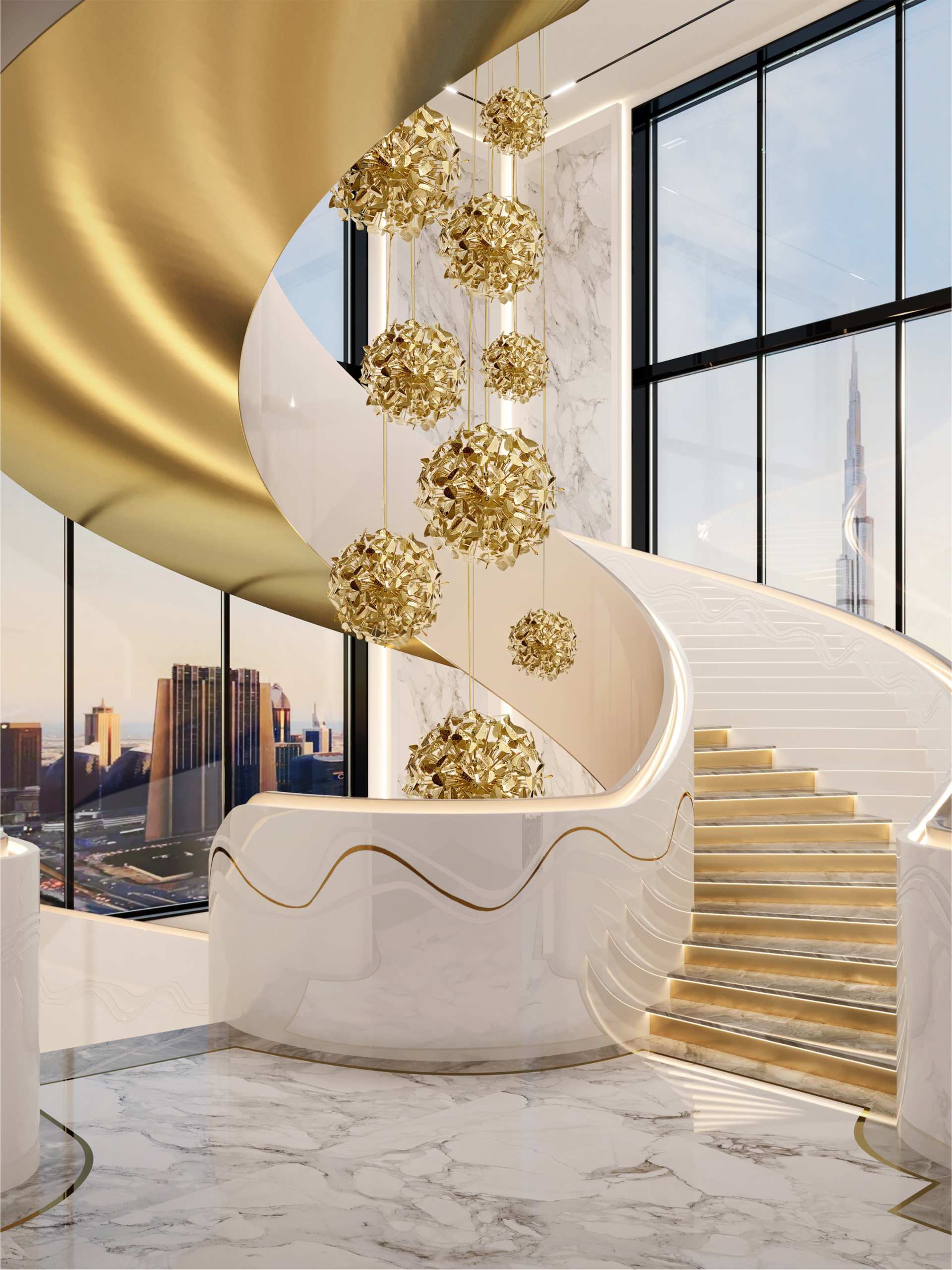 Sophisticated Staircase Lighting
